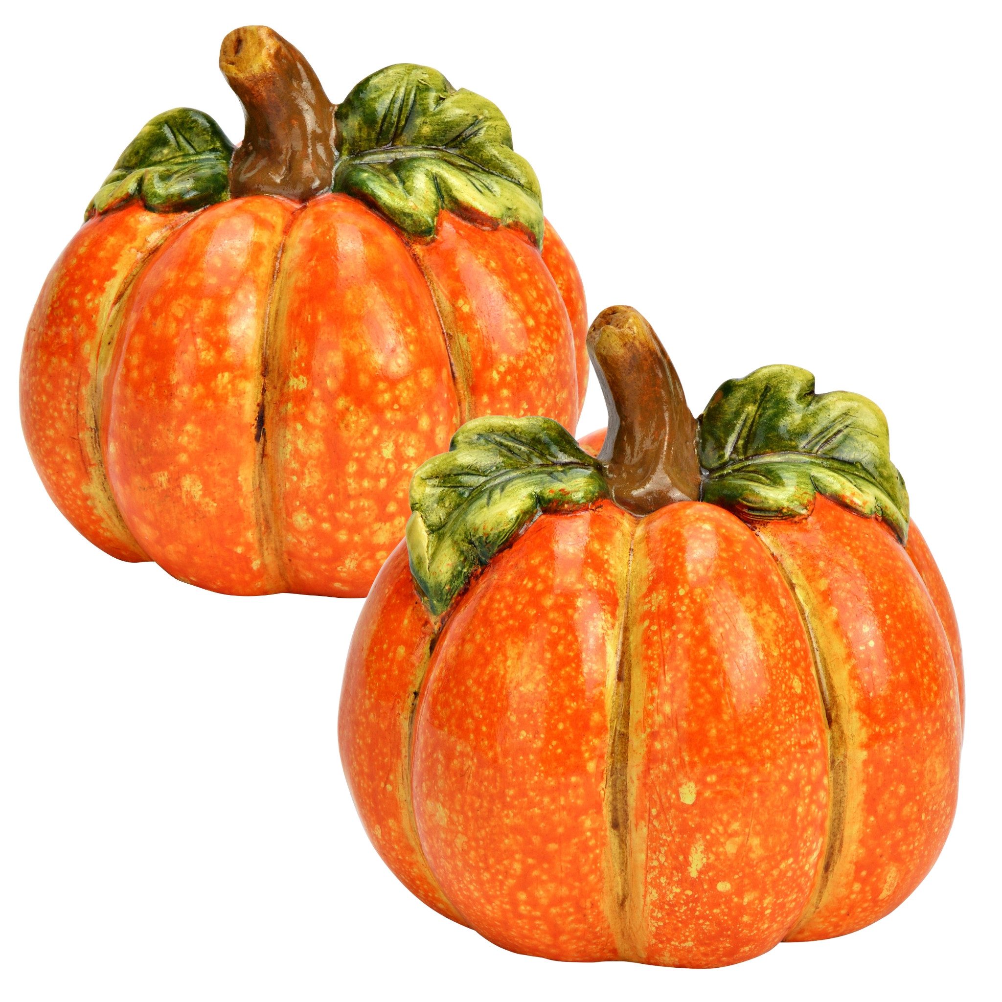 matches21 HOME & HOBBY Dekofigur Kürbis Set aus Ton, Tonkürbisse als Hallow günstig online kaufen