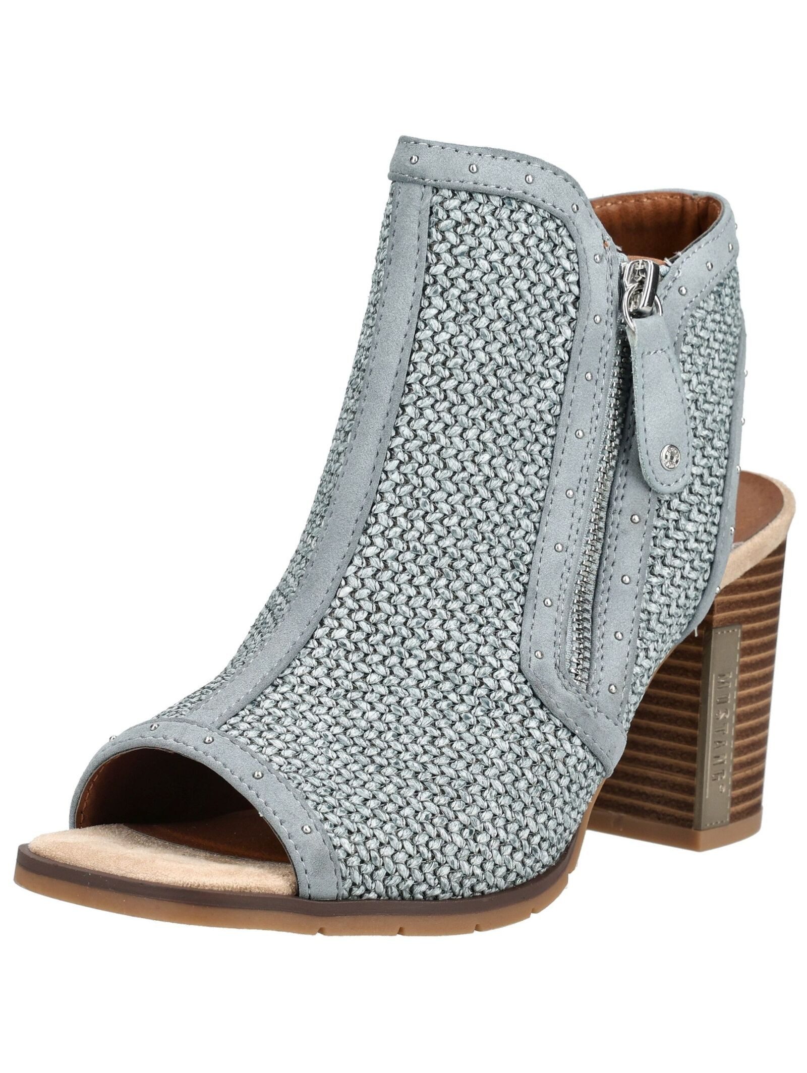Mustang Shoes Mustang Shoes Sandalen Lederimitat/Textil High-Heel-Sandalette