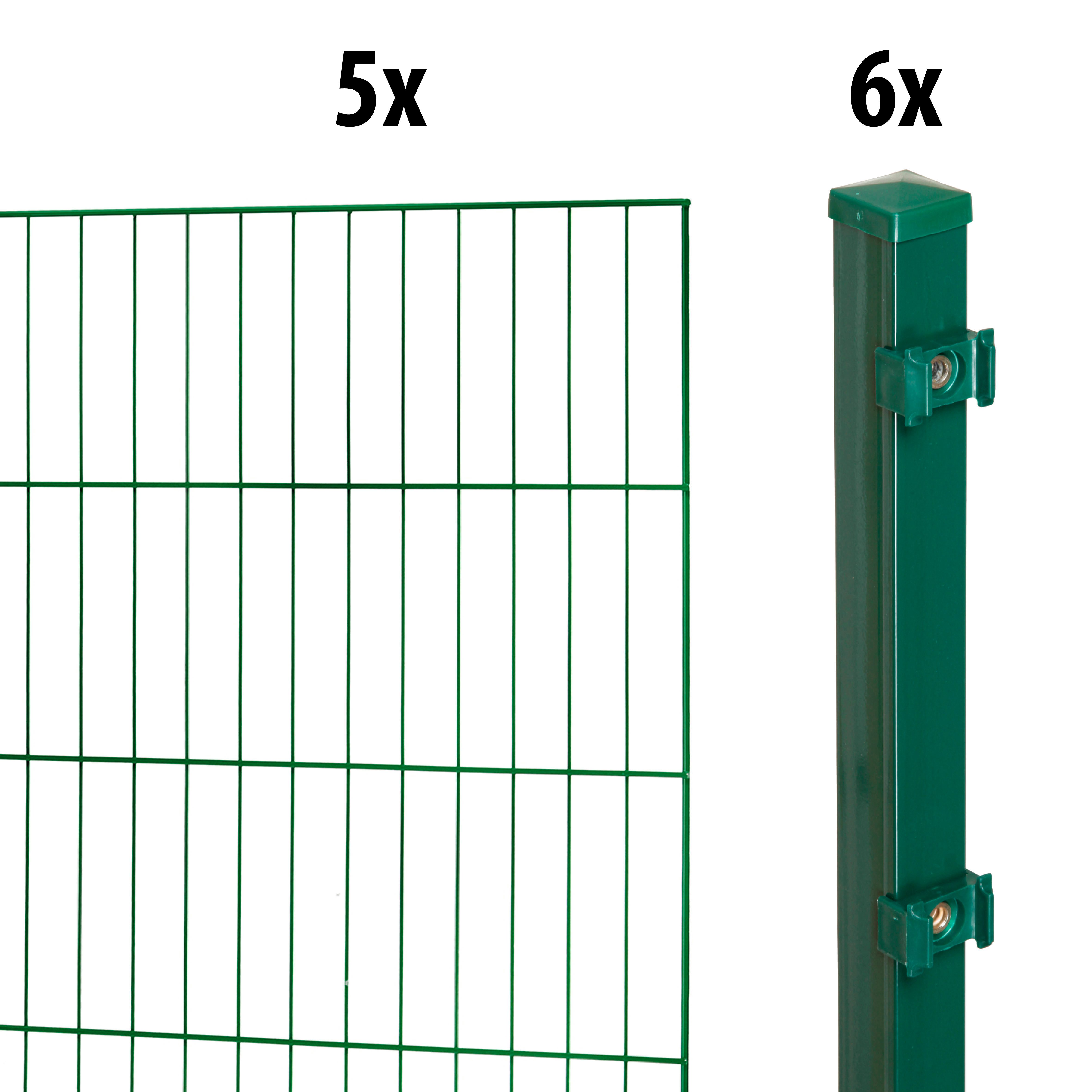 GARDEN 'N' MORE Einstabmattenzaun Standard, (11-St), günstig online kaufen