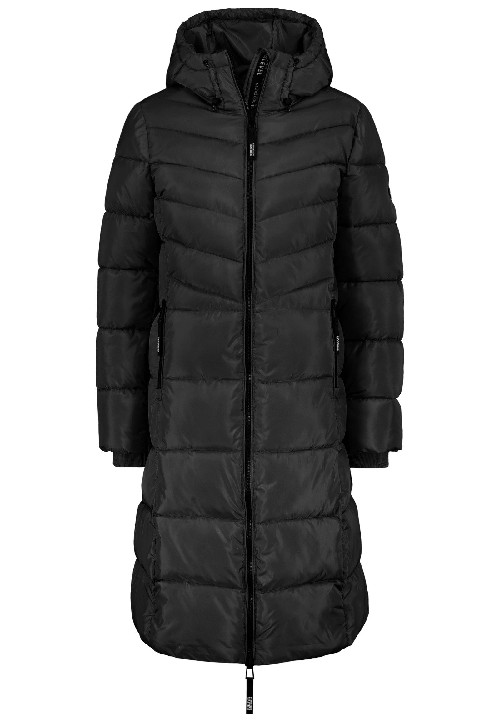 SUBLEVEL Langmantel Winterlicher Outdoor-Stil mit funktionalen Details (1-tlg) D51160AB44553_Jacket