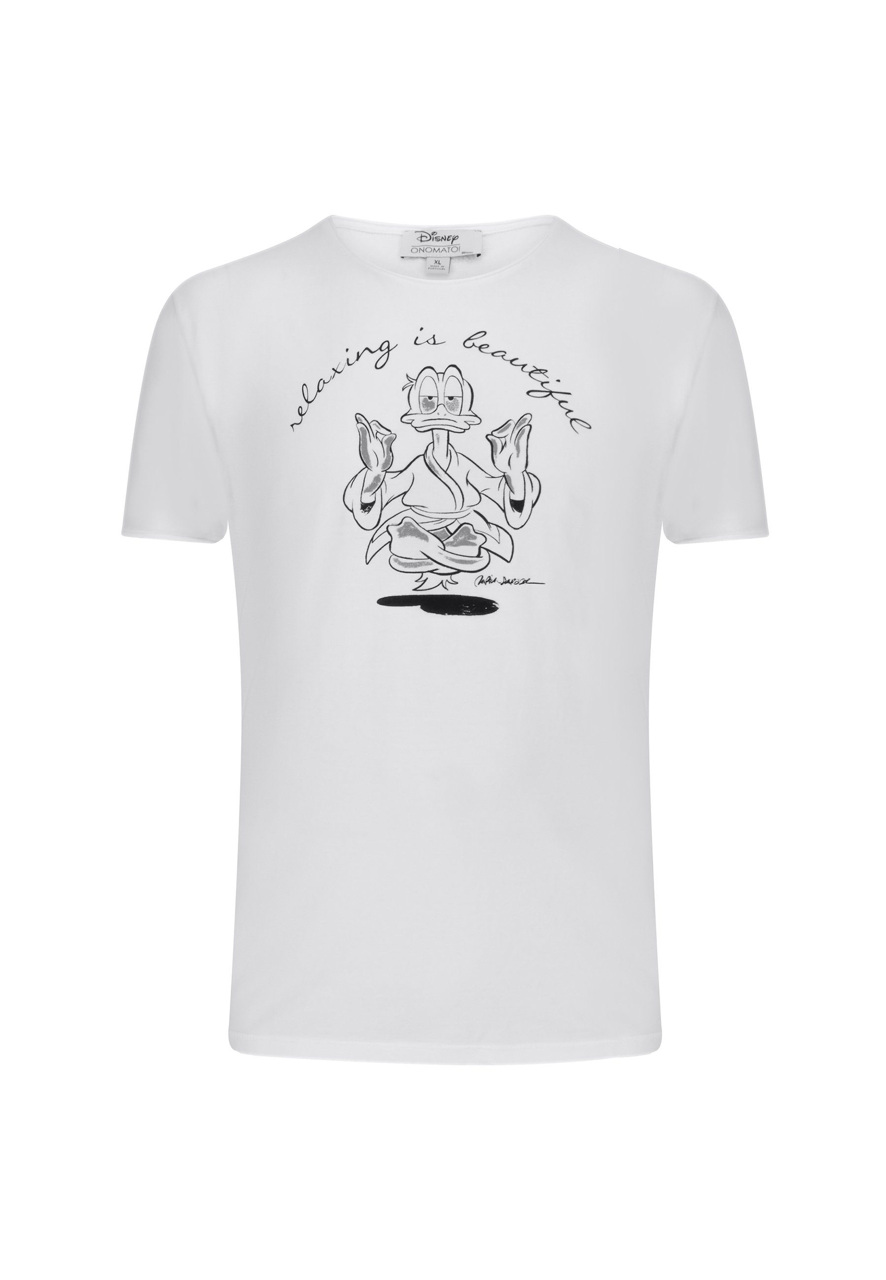 ONOMATO! T-Shirt Donald Duck Herren T-Shirt Kurzarm-Shirt