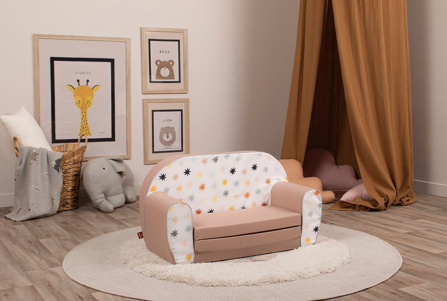 Pastell Europe Sofa Knorrtoys® für Kinder; Stars, in Made