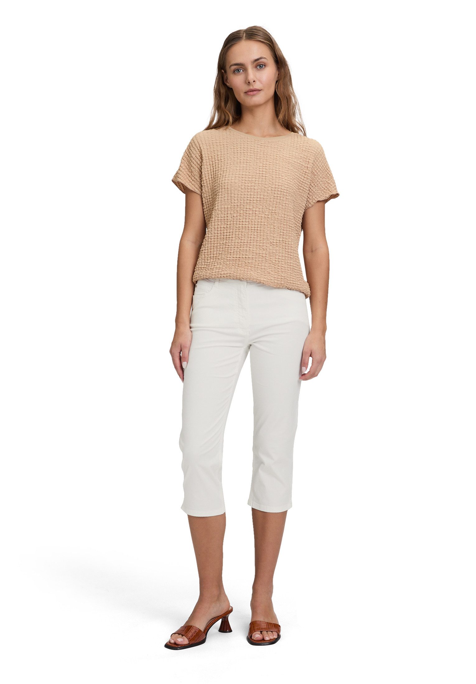 Betty Barclay Stoffhose Damen Slim Fit Saumschlitz