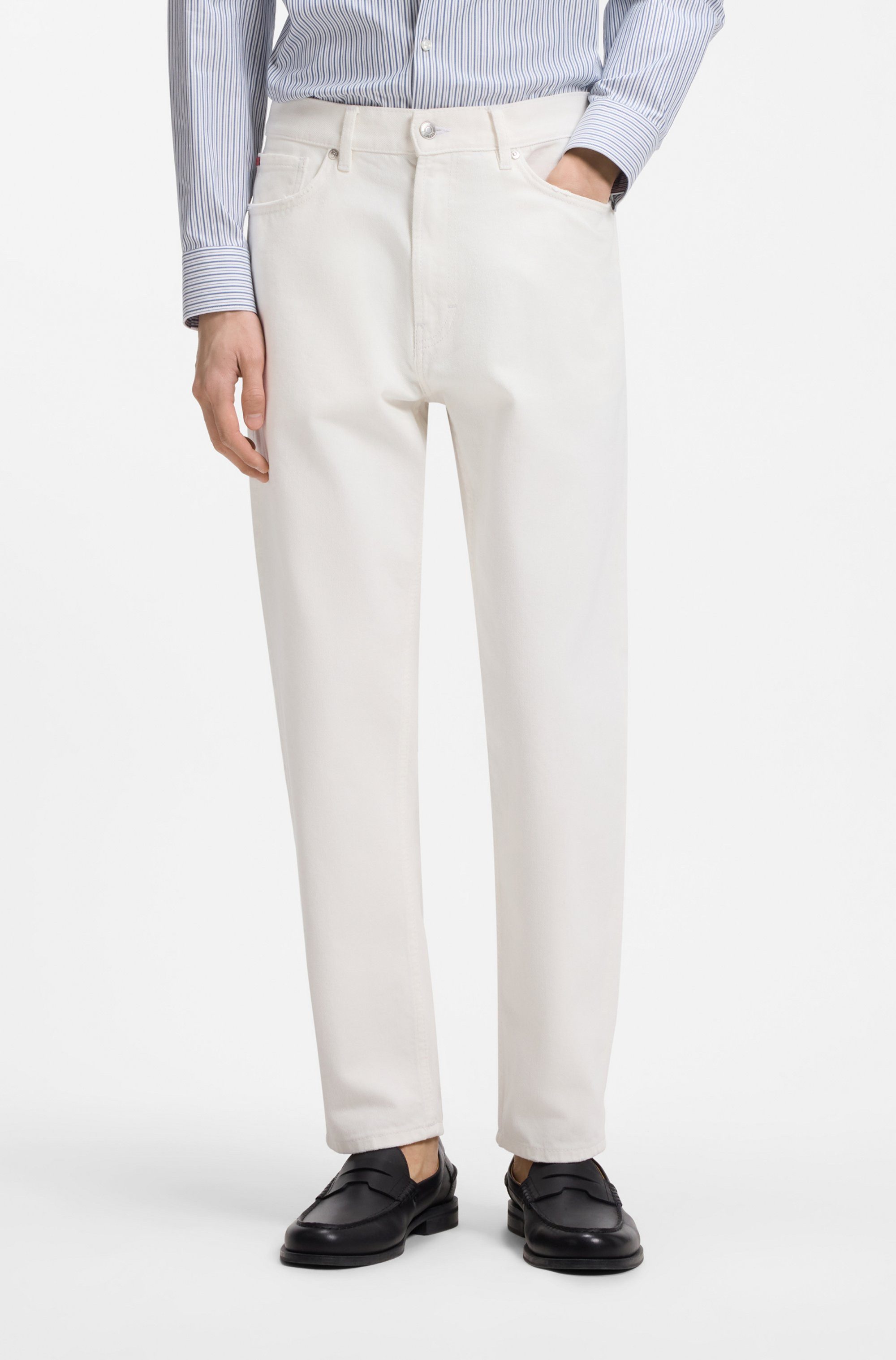 HUGO 5-Pocket-Jeans HUGO 838 Relaxed Fit, reine Baumwolle