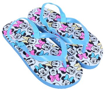 Sarcia.eu Blaue Flip-Flops für Mädchen Minnie Mouse DISNEY Motiv 32-33 EU Badezehentrenner