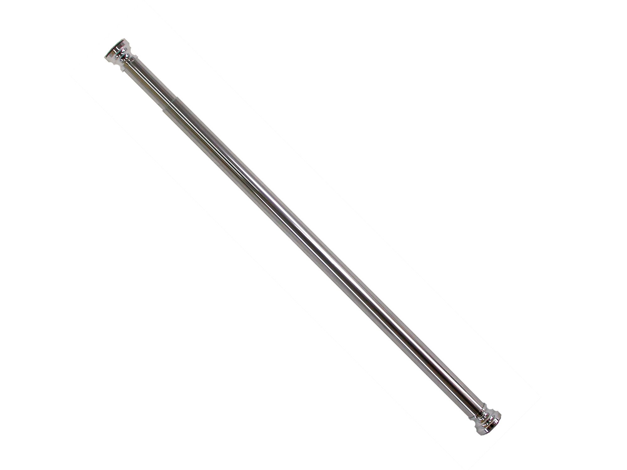 Ekershop Duschvorhangstange Alu Chrom glänzend Duschstange 140 - 250 cm Tel günstig online kaufen