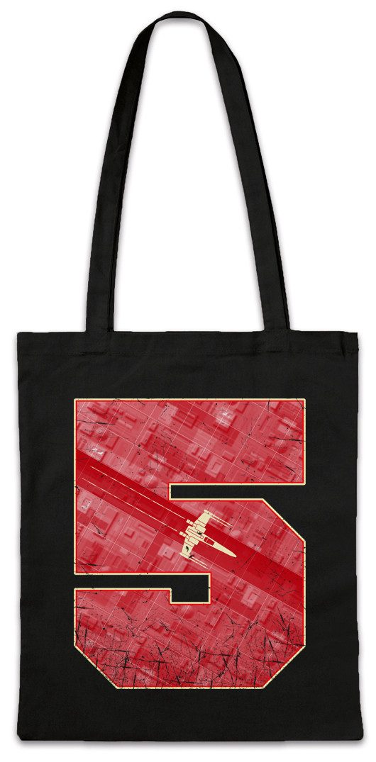 Beuteltasche Red Five 5 I Stofftasche Force Luke Star Alliance Sci-Fi Pilot Wars
