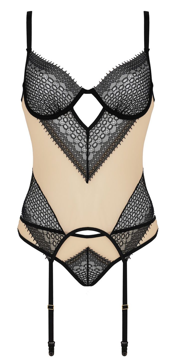 Casmir Corsage Strapscorsage mit Bügeln inkl. String, edle Spitze