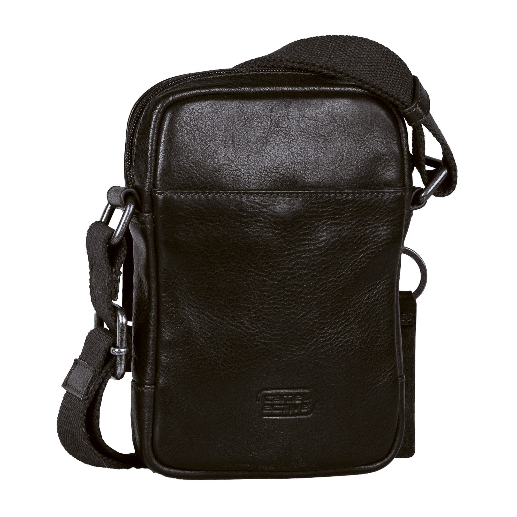camel active Handytasche Pine (1-tlg), aus pflanzlich gegerbtem Rindsleder im kernigen Look