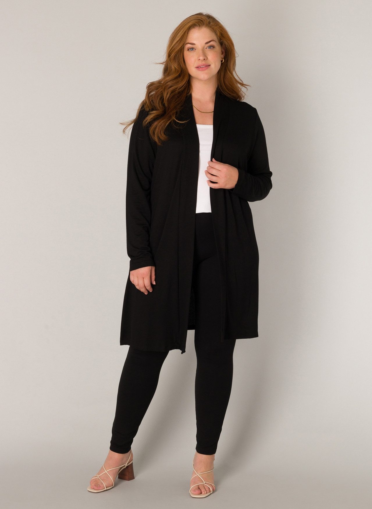Base Level Curvy Longstrickjacke Ayla Long günstig online kaufen