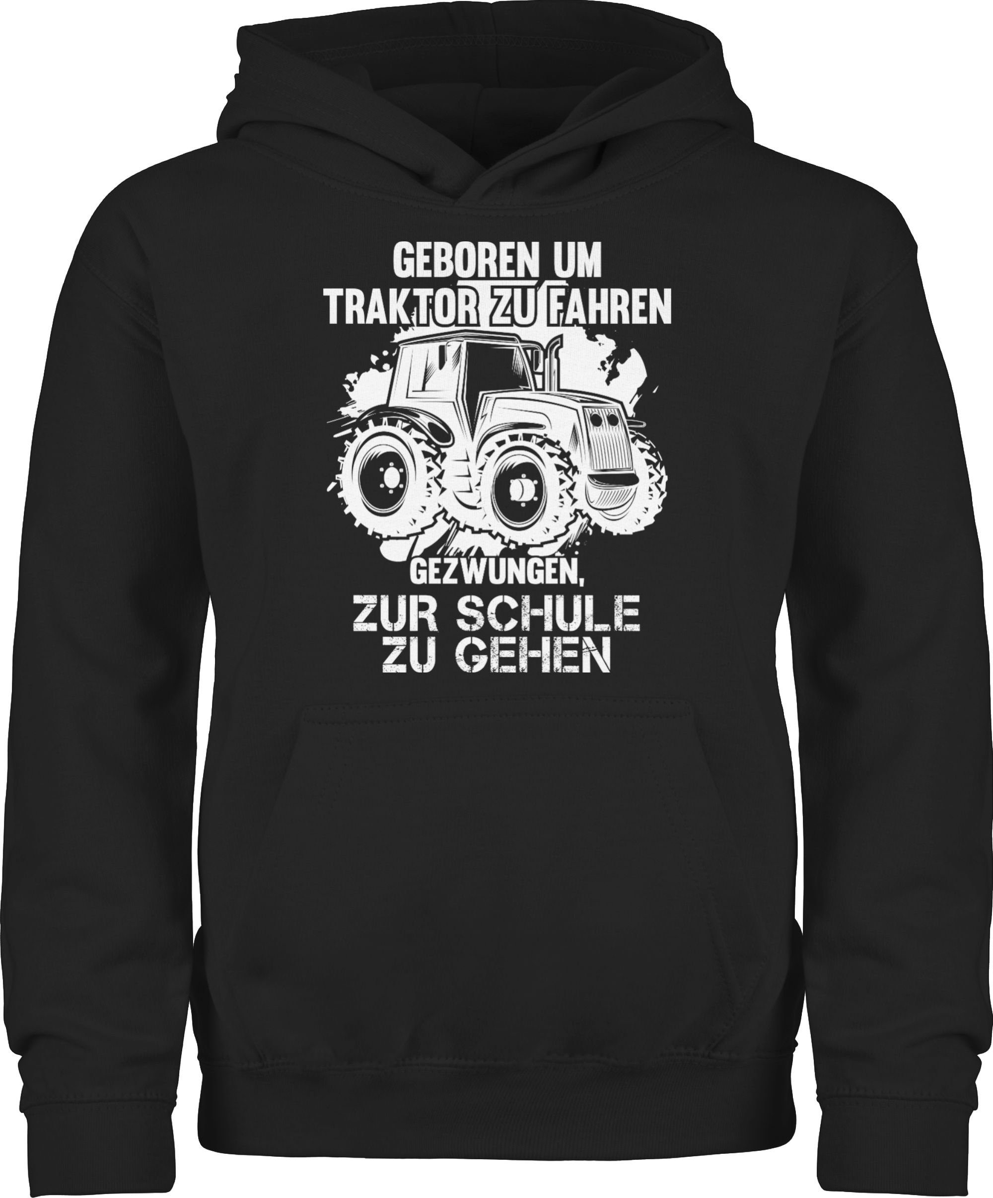 Hoodie Geboren um Traktor zu fahren