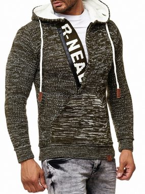 Rusty Neal Kapuzensweatshirt mit stylischem Ausschnitt