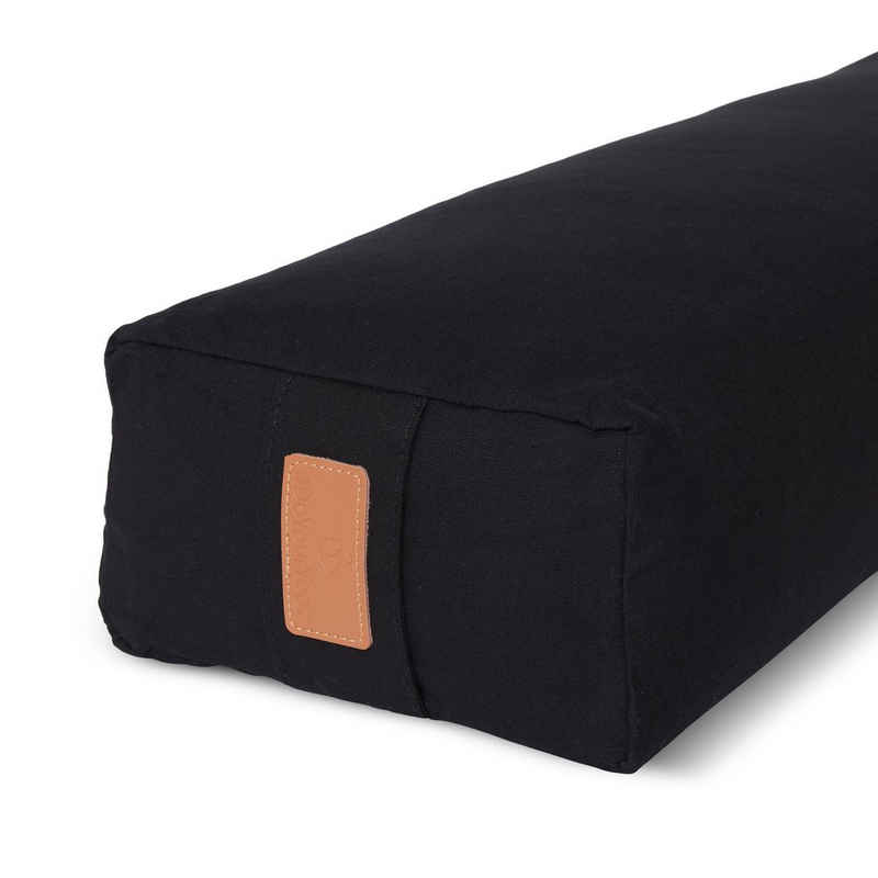 #DoYourYoga Yogakissen Yoga Bolster Paravati, gefüllt mit Bio-Buchweizenschalen,Yogakissen 67x22x13cm