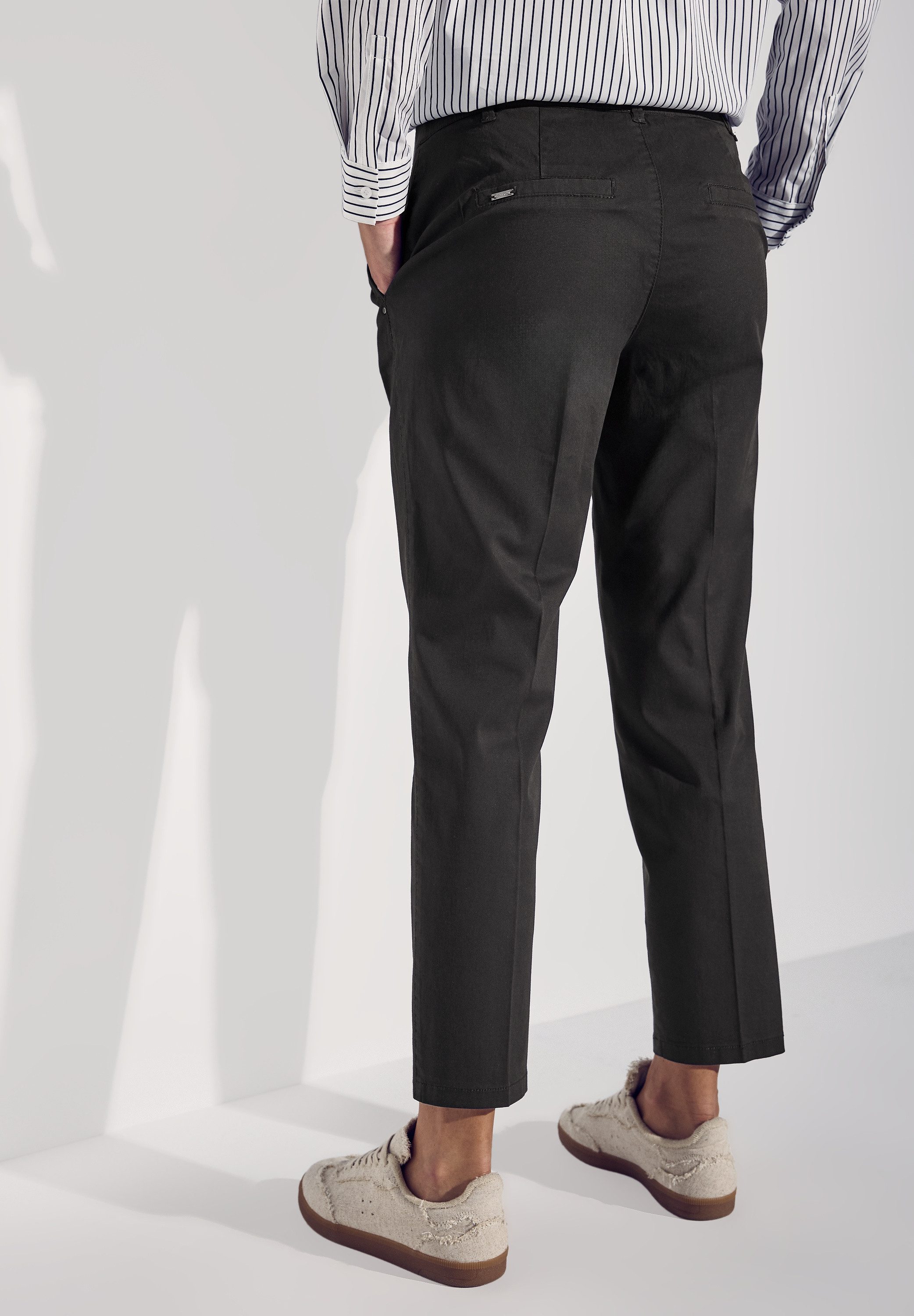 STREET ONE Chinohose Middle Waist günstig online kaufen