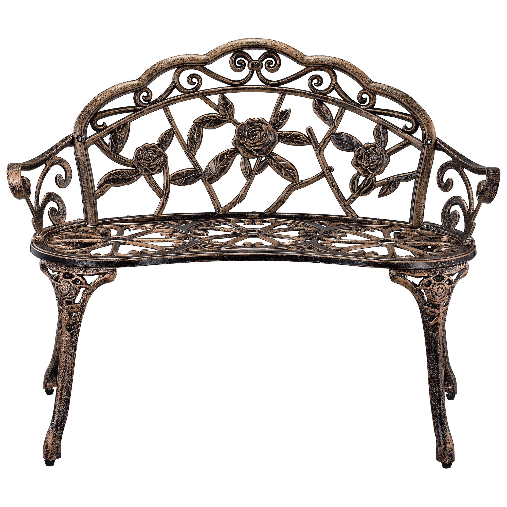 casa.pro Gartenbank, »Monfalcone« Eisenbank 99x54x78cm Gusseisen Bronzenfar günstig online kaufen