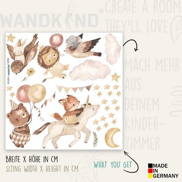 WANDKIND Wandtattoo Magische Tiere V388, Wieder Ablösbar