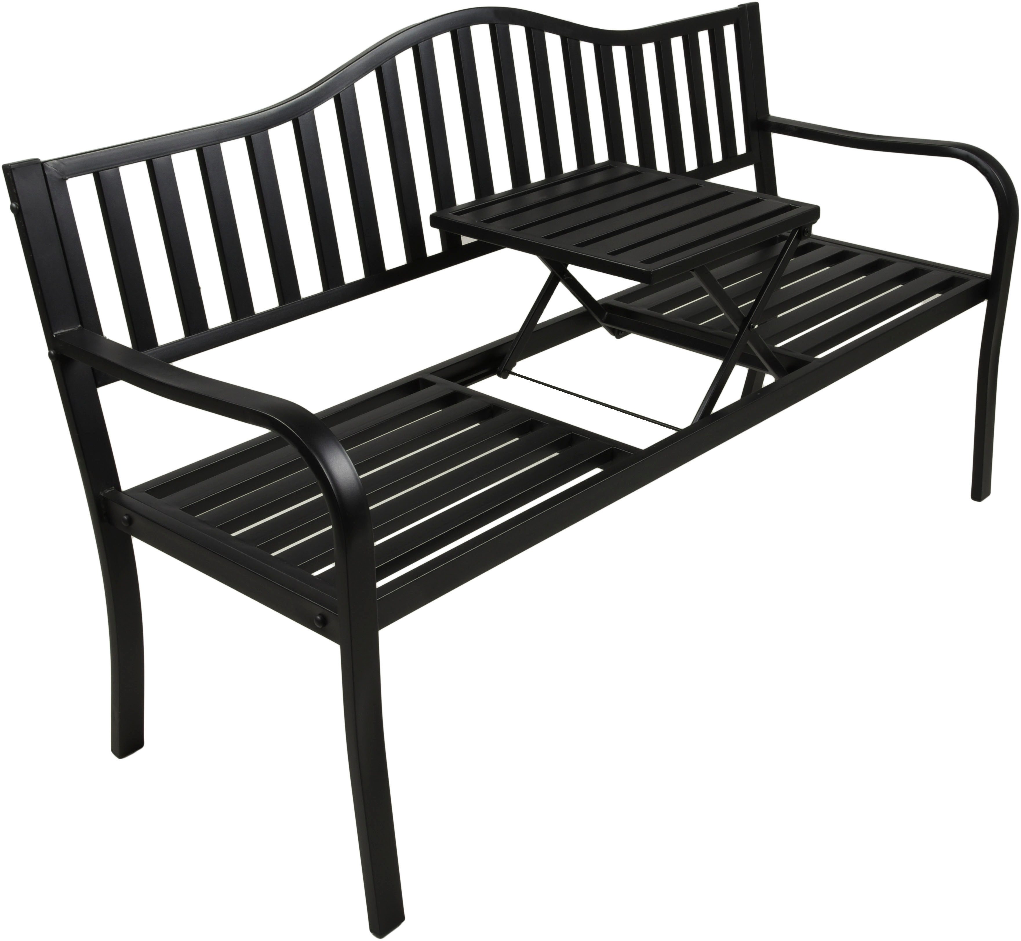 Garden Pleasure Gartenbank SEGULA, mit hochklappbarem Tisch, BxTxH: 150x60x89 cm