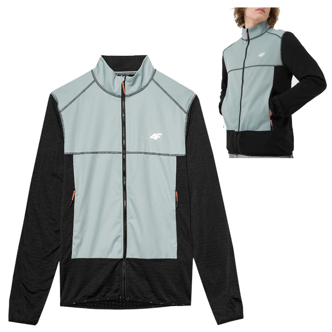 4F Hardshelljacke NEODRY - 4F Herren Jacke Sportjacke Regenjacke Softshell, grau