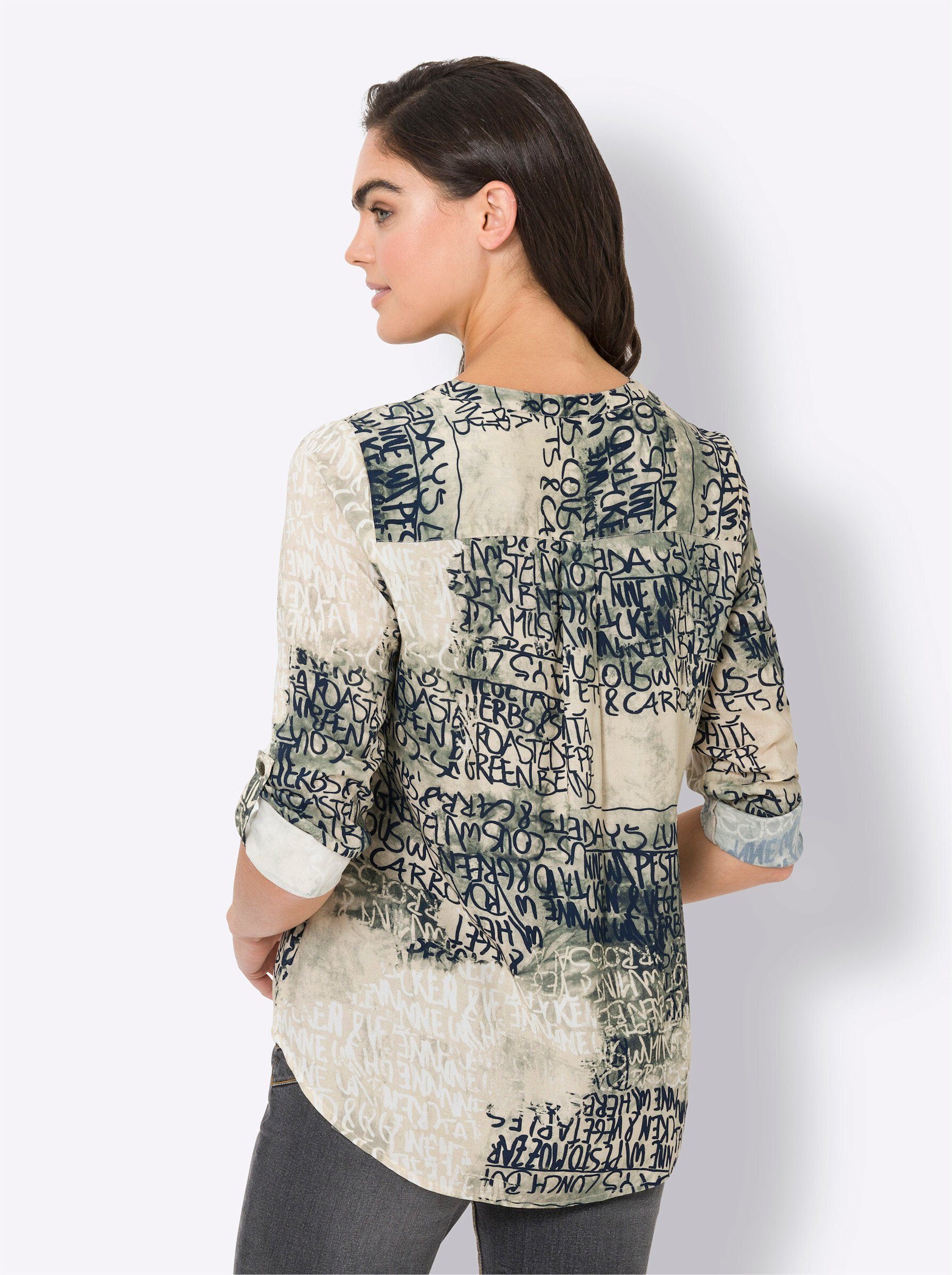 heine Klassische Bluse Druckbluse günstig online kaufen