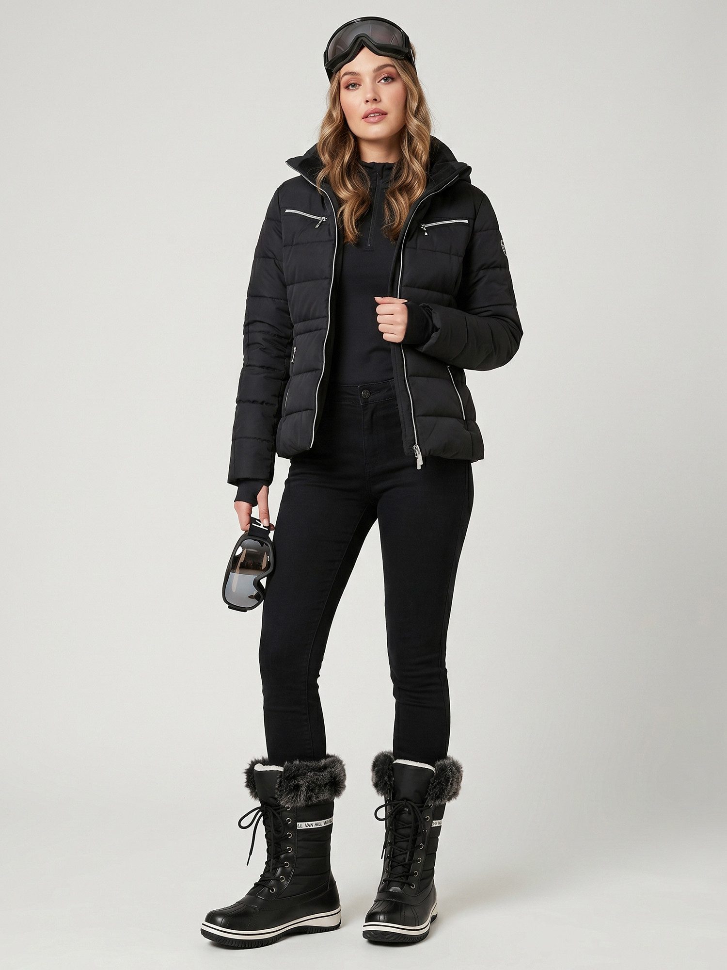 VAN HILL 838030 Winterstiefel Damen Winterstiefel Savannah mit Warmfutter und Profilsohle – Bild 5 von 5