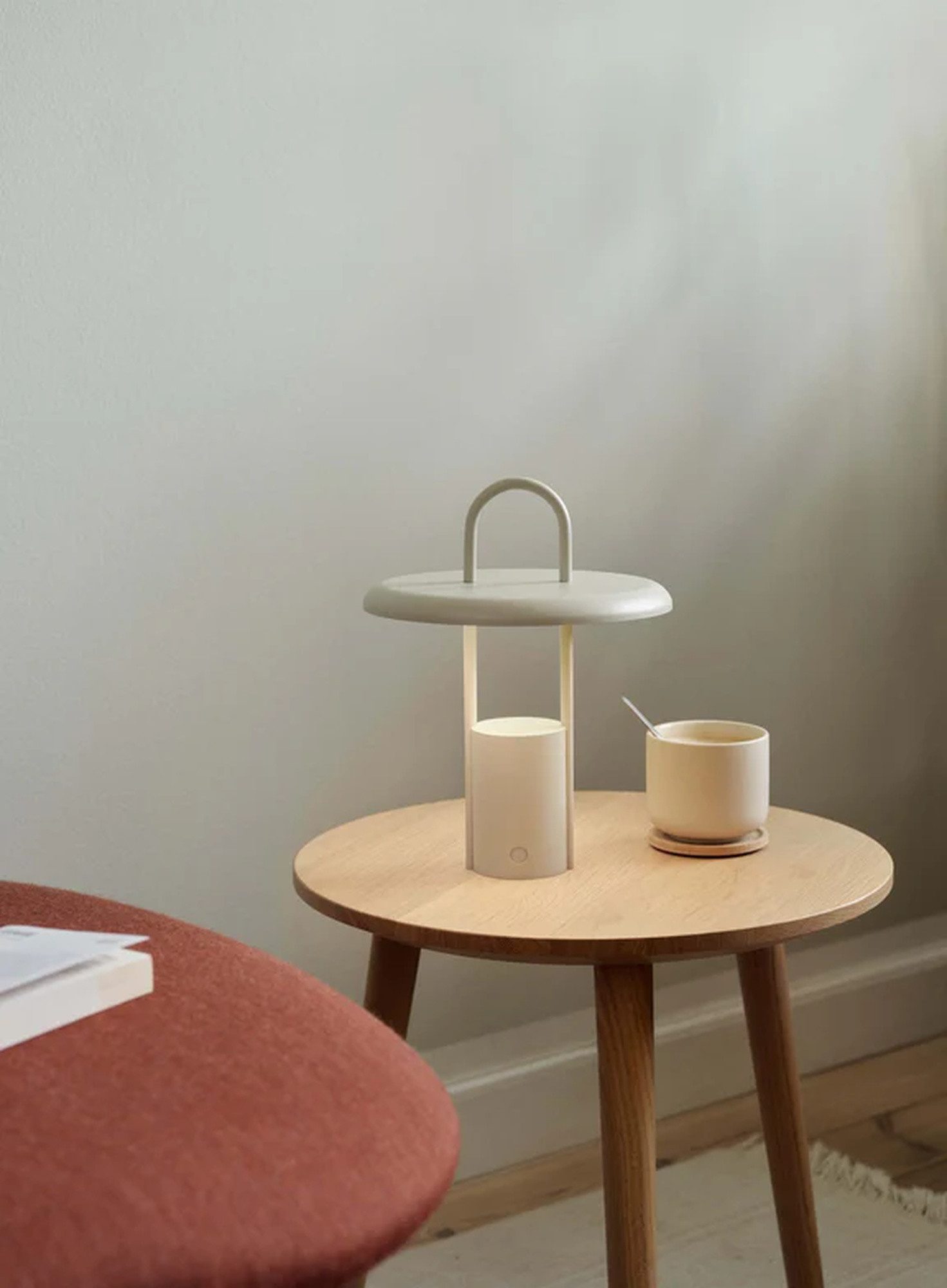 Stelton Becher Stelton Theo Becher mit Untersetzer 0.2 l. Black, Steinzeug