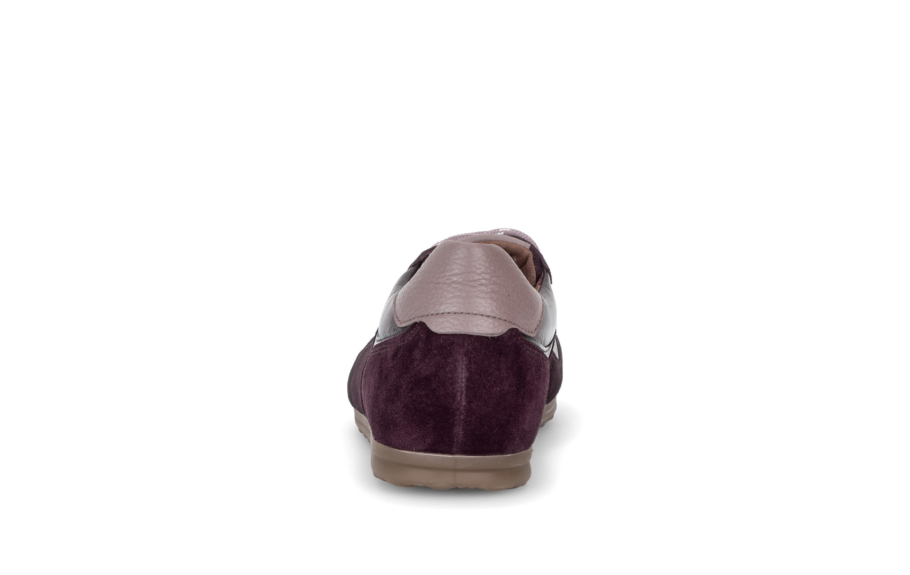 Gabor Sneaker Schnürschuh, Halbschuh mit modischen Kontrastbesätzen, G-Weite
