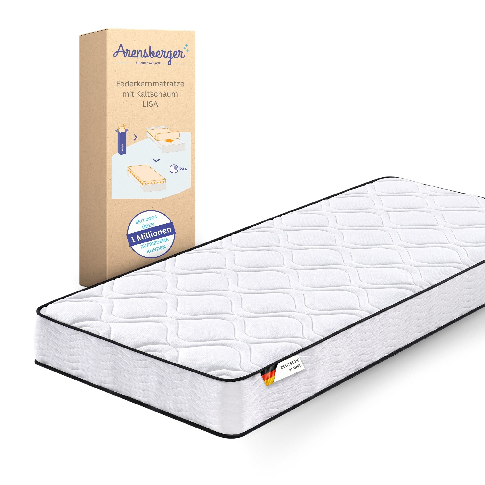 Taschenfederkernmatratze Arensberger Taschen Federkernmatratze LISA - 19cm günstig online kaufen