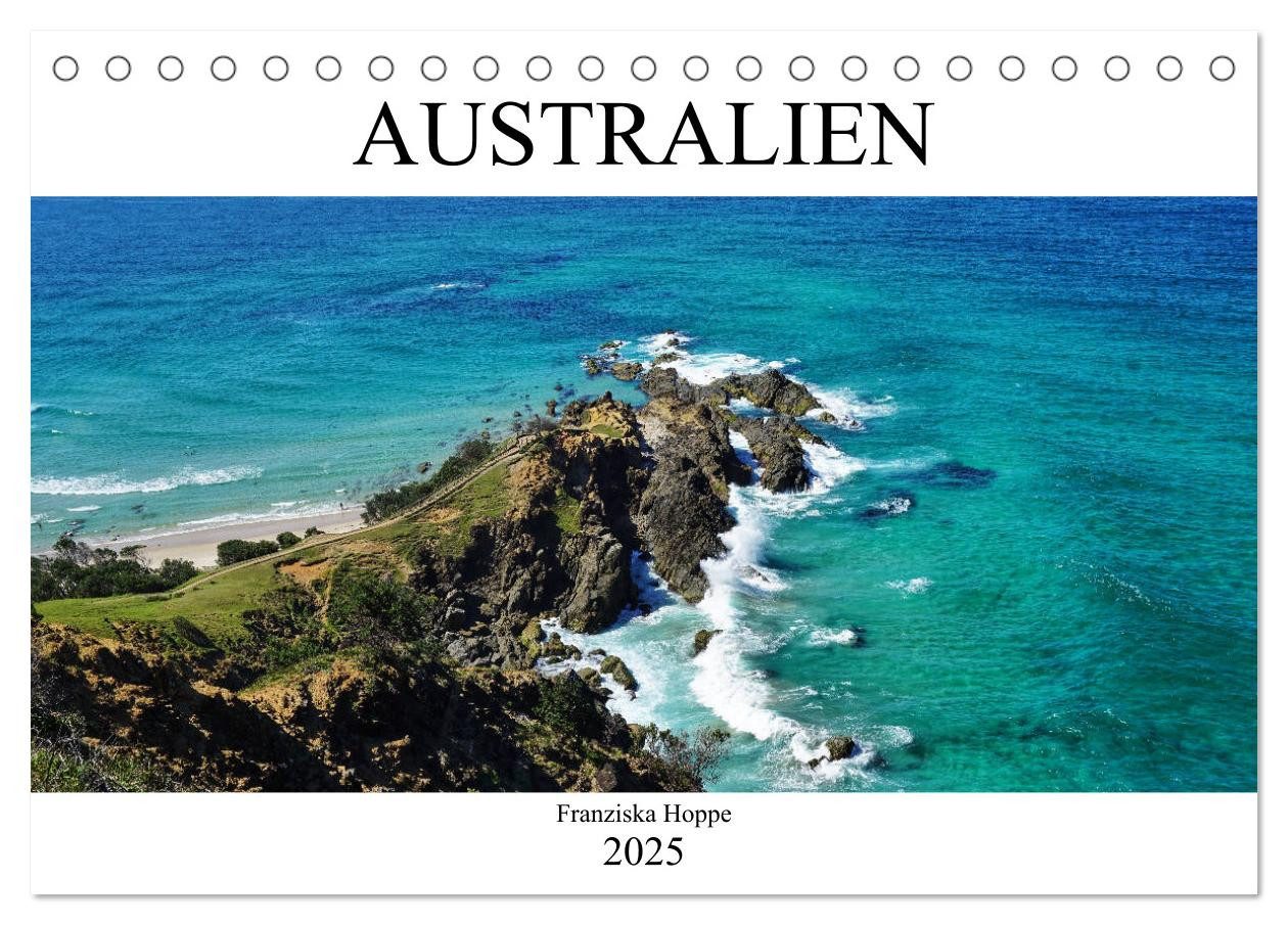 CALVENDO Wandkalender Australien (Tischkalender 2025 DIN A5 quer), CALVENDO Monatskalender