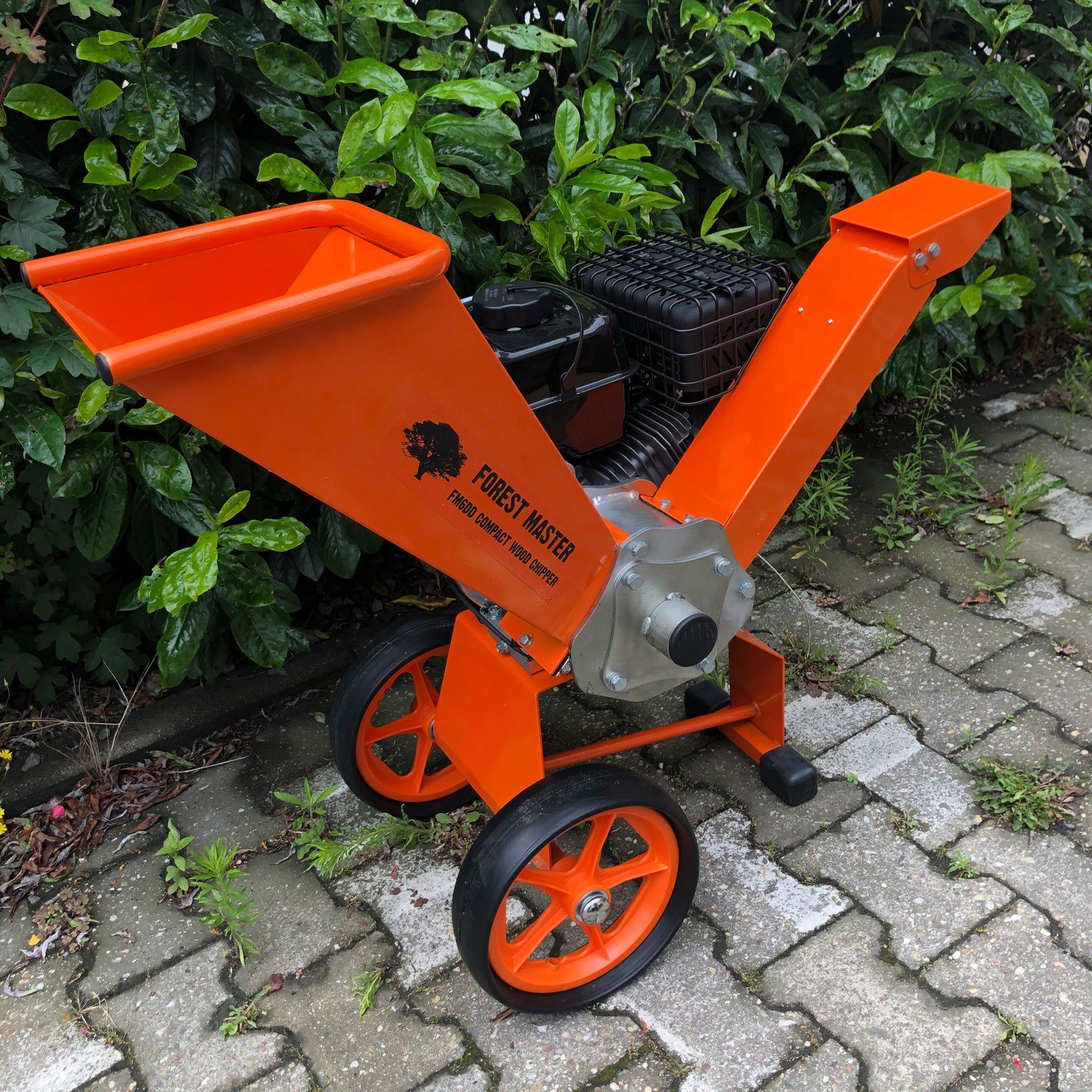 Forest Master Messerhäcksler Benzin Häcksler 6 PS 208ccm 4-Takt FM6DD, 5 cm max. Astdurchmesser