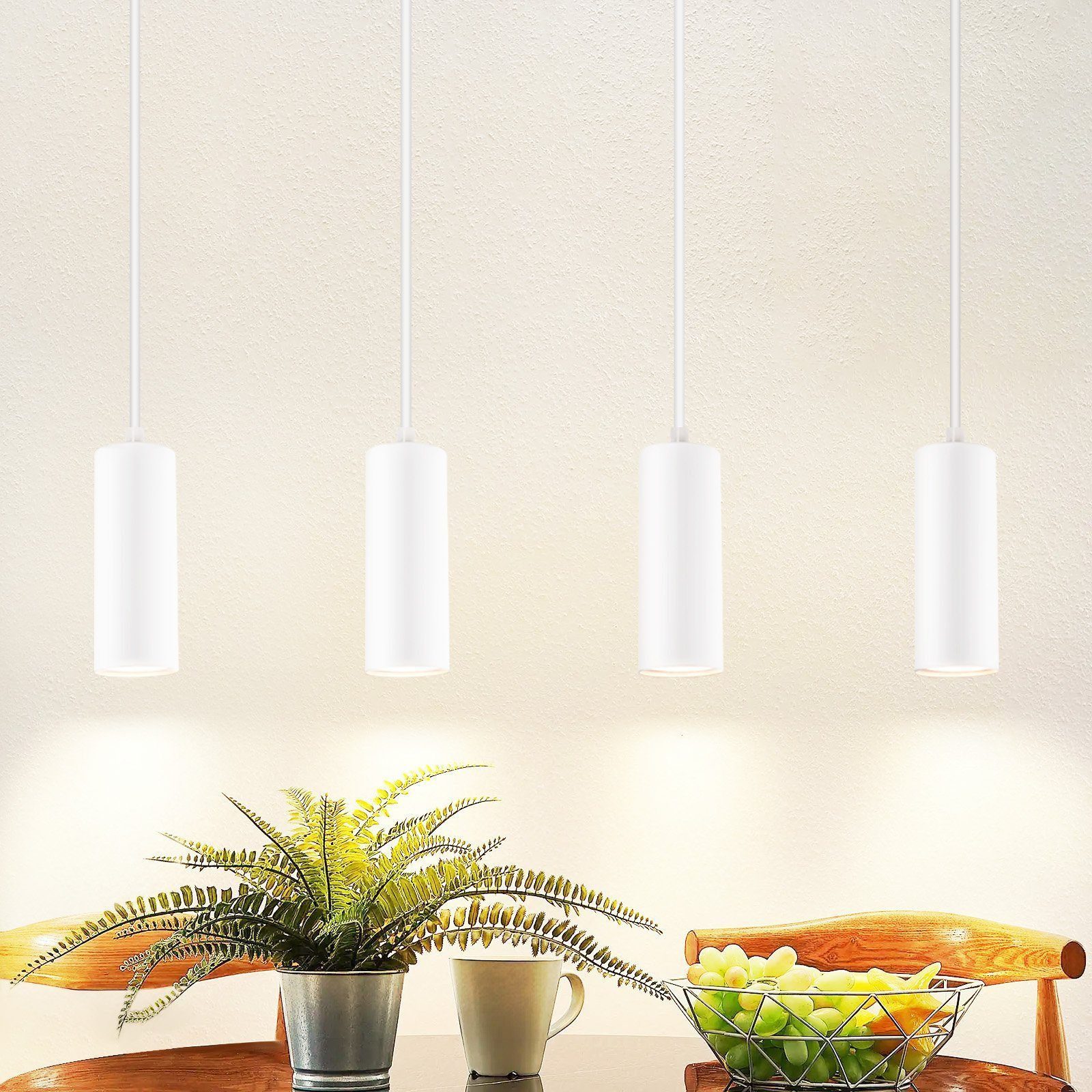 Nettlife Pendelleuchte Esstisch 4 Flammig GU10 günstig online kaufen