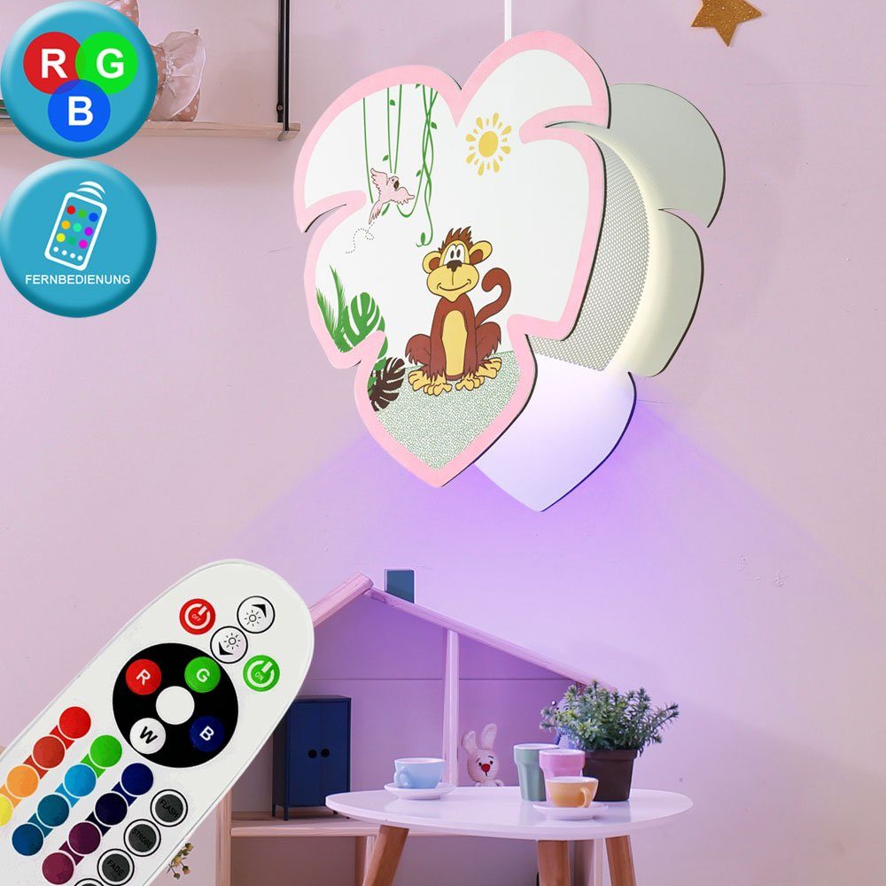 Spiel Kinder Farbwechsel, Beleuchtung Warmweiß, LED Decken Pendel etc-shop Zimmer Leuchtmittel inklusive, Leuchte Pendelleuchte,