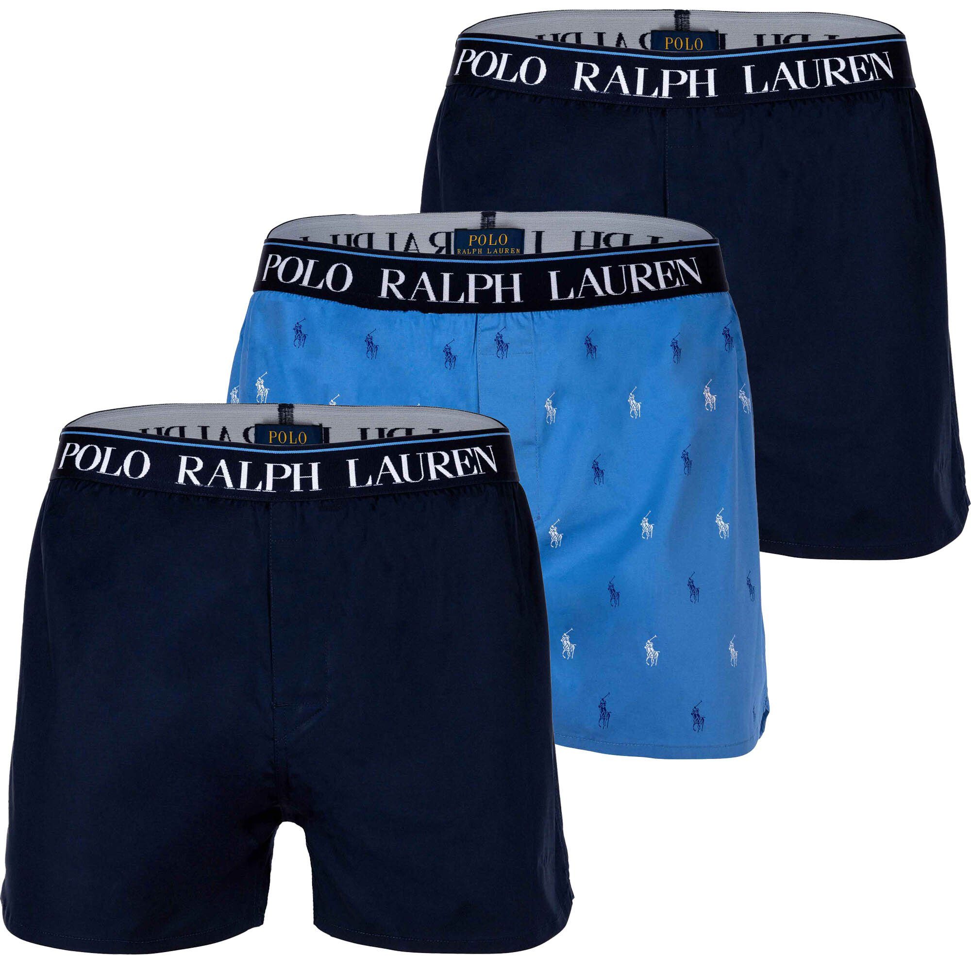 Polo Ralph Lauren Boxershorts Herren Web-Boxershorts, 3er Pack - ELASTIC BXER-3