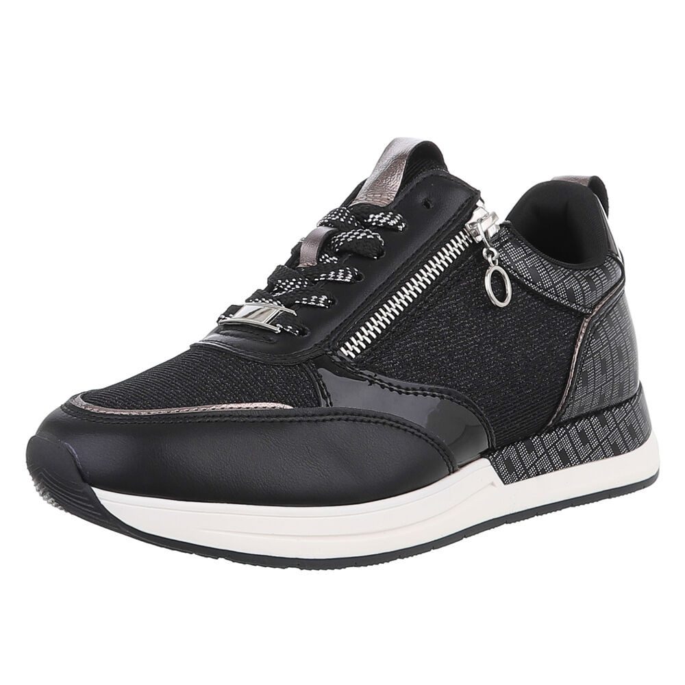 Ital-Design Damen Low-Top Freizeit Sneaker (88671997) Keilabsatz/Wedge Snea günstig online kaufen