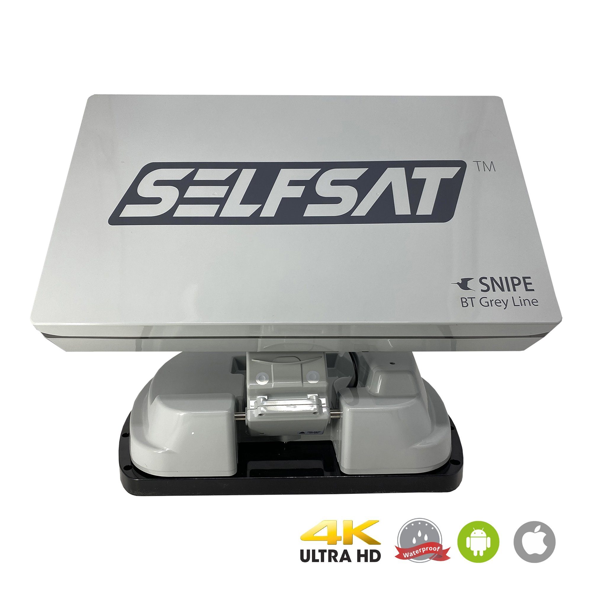 Line Sat-Anlage Selfsat BT automatische Selfsat Twin Camping Grey incl. Camping SNIPE - Antenne