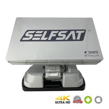 Selfsat Selfsat SNIPE BT Grey Line Single - automatische Camping Antenne incl. Camping Sat-Anlage