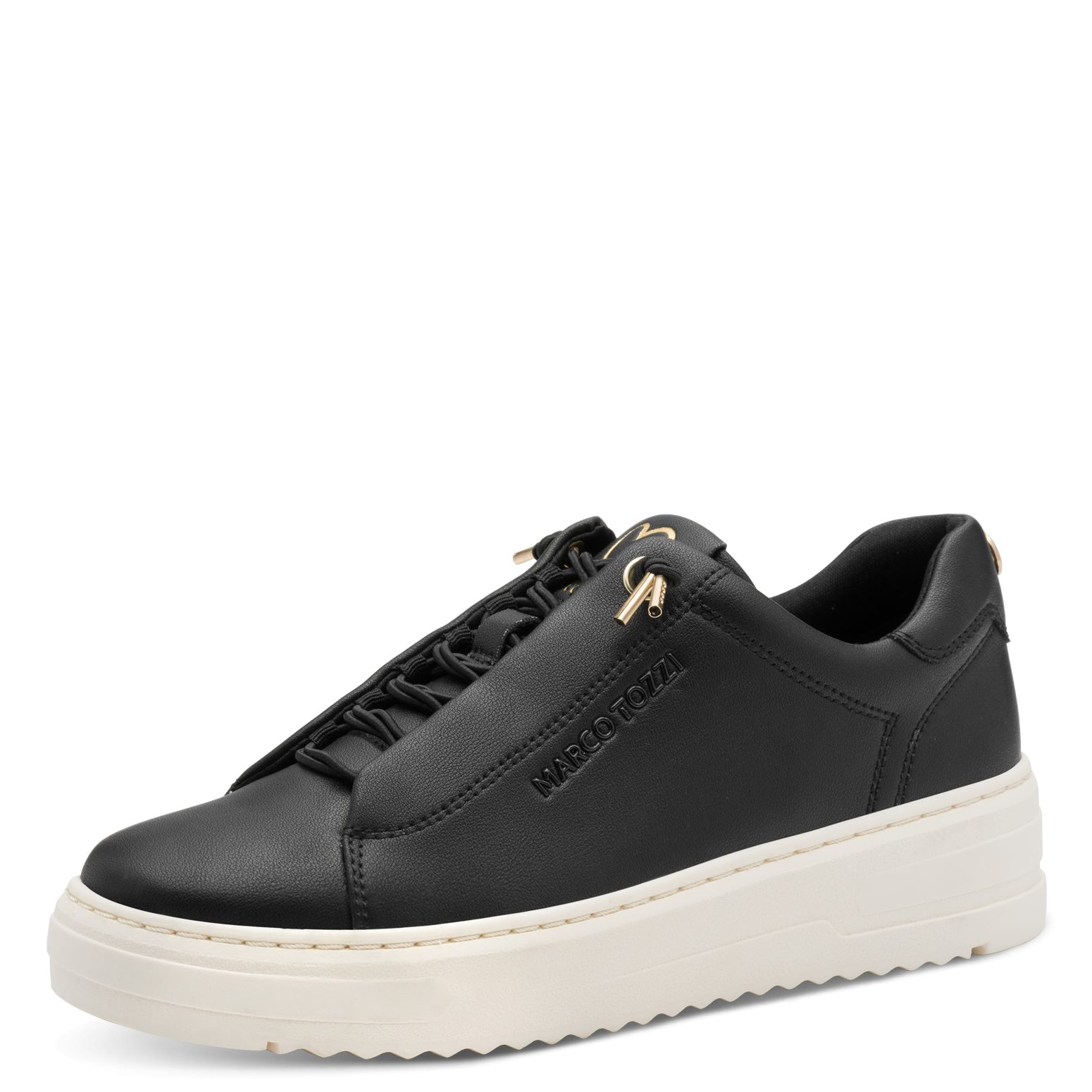 MARCO TOZZI Slip-On Sneaker Halbschuh, Freizeitschuh, Plateauschuh zum Schlupfen