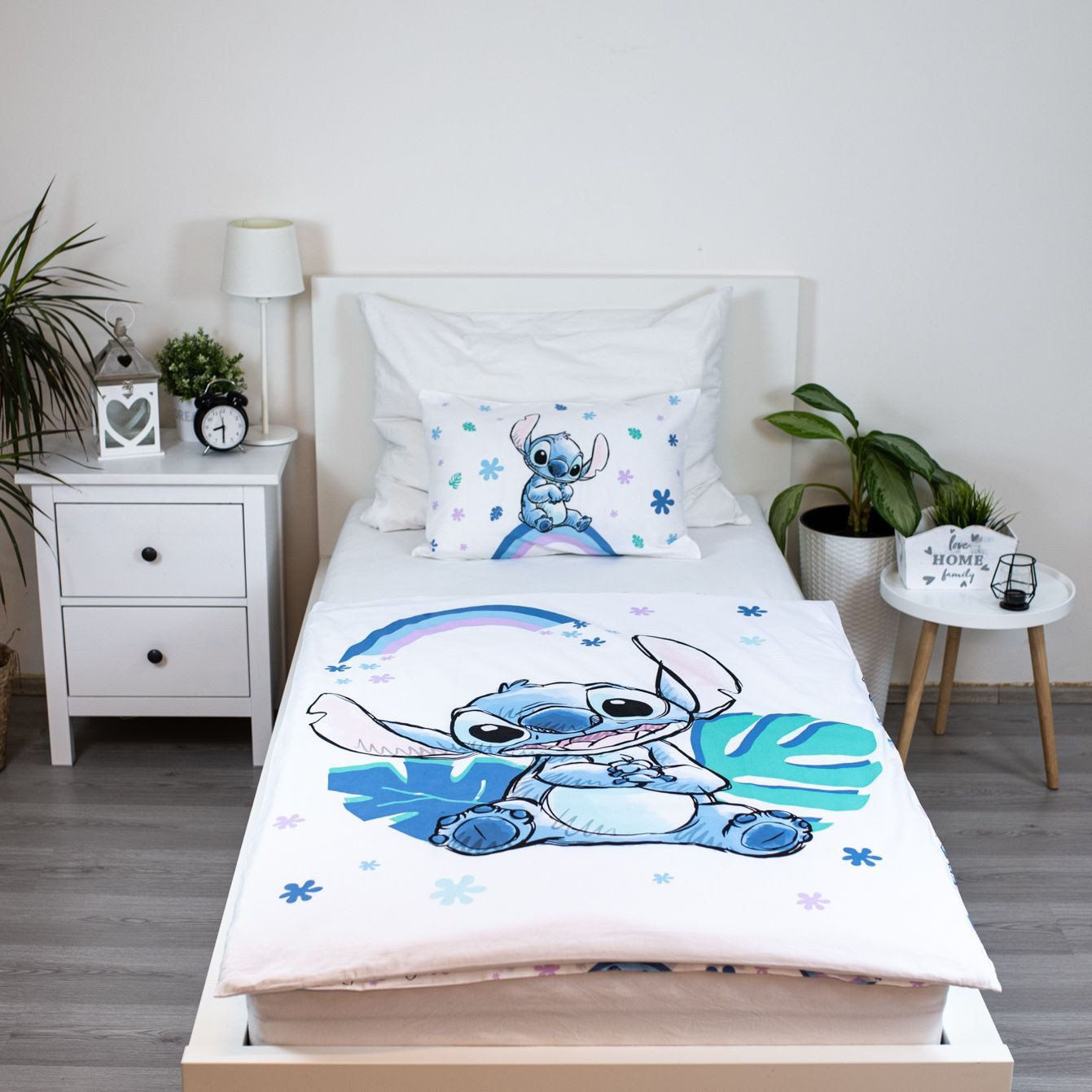 Lilo & Stitch Babybettwäsche Wendebettwäsche Baby Lilo und Stitch Rainbow 2 günstig online kaufen