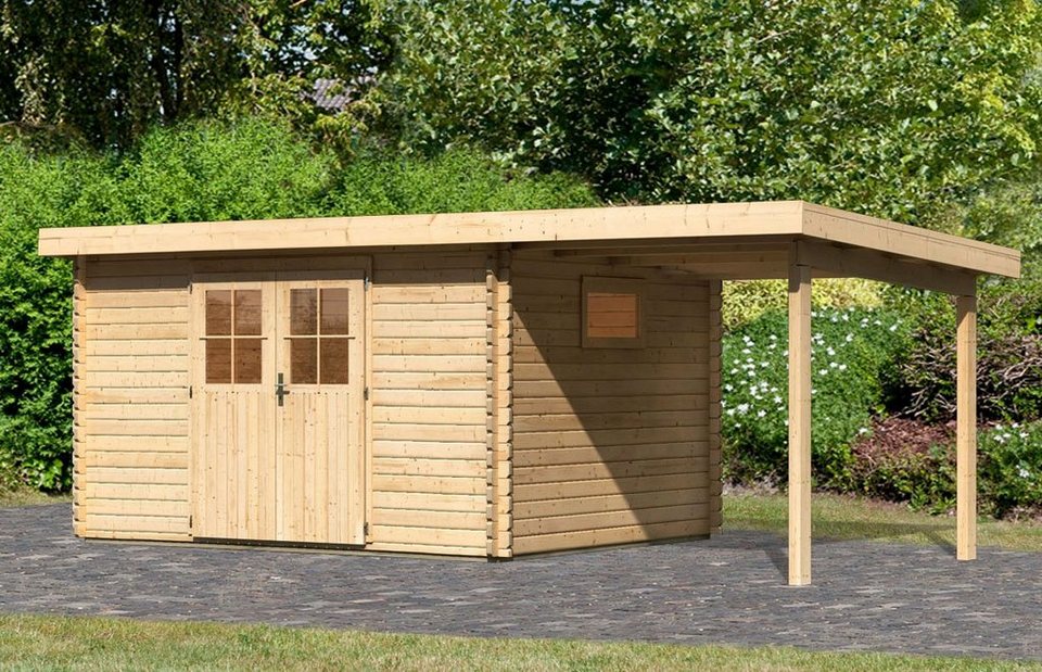 Karibu Gartenhaus Torgau 4, BxT: 576x333 cm, (Set)