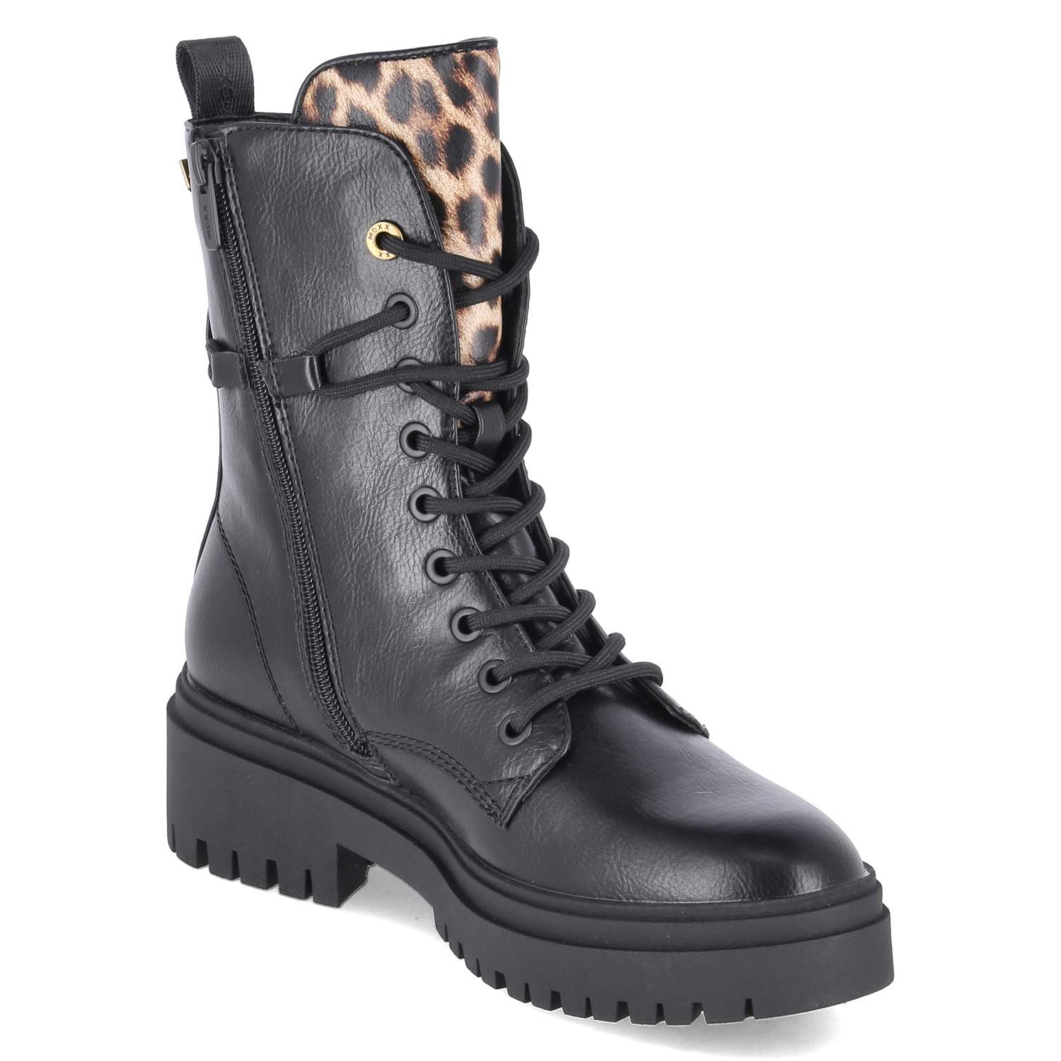 Mexx Mexx MI001701453W1000 Damen Synthetik black Schnürstiefel