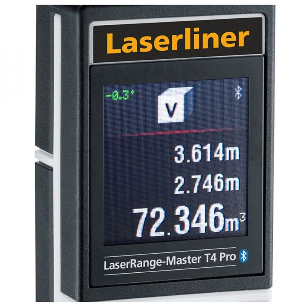 Laserwasserwaage mit Laser LaserRange-Master Laserliner Pro T4 Winkel Entfernungsmesser LASERLINER