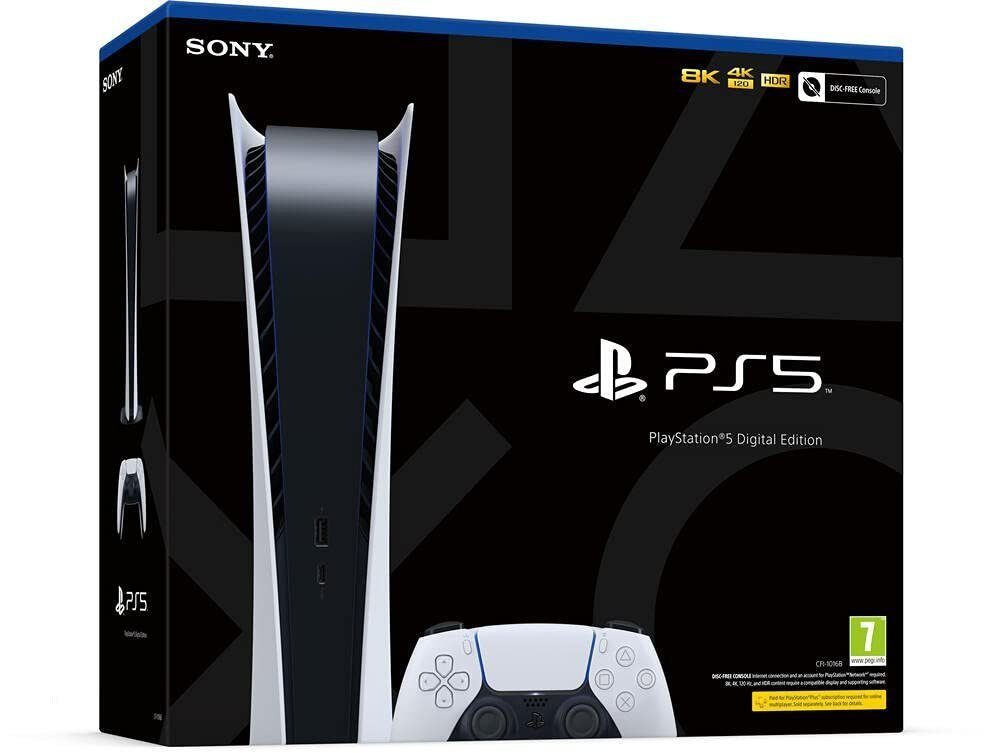 Playstation Sony PlayStation 5 Digital - SSD, HDR Gaming, kein Laufwerk