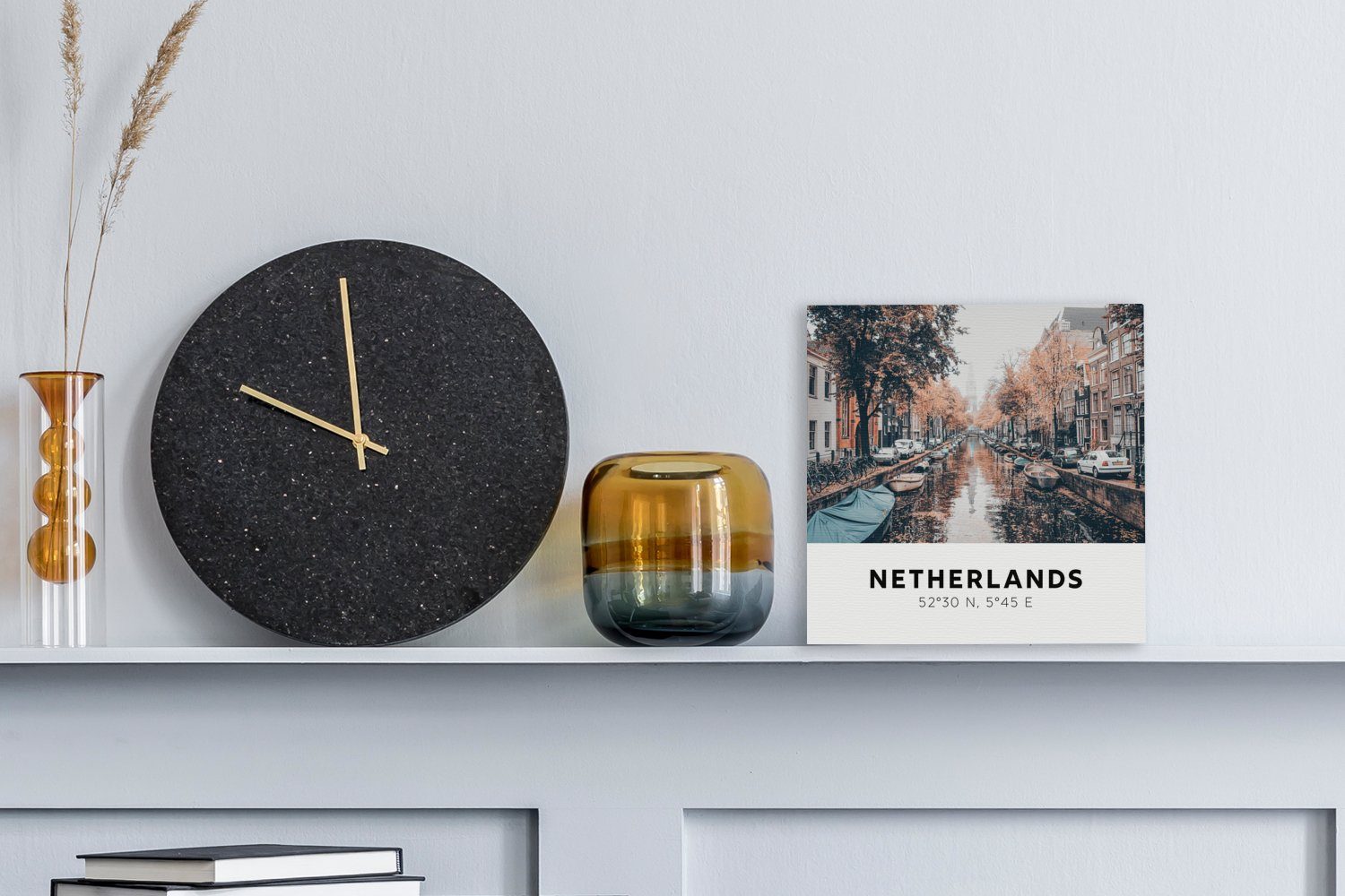 OneMillionCanvasses® Leinwandbild Niederlande - Kanäle - günstig online kaufen