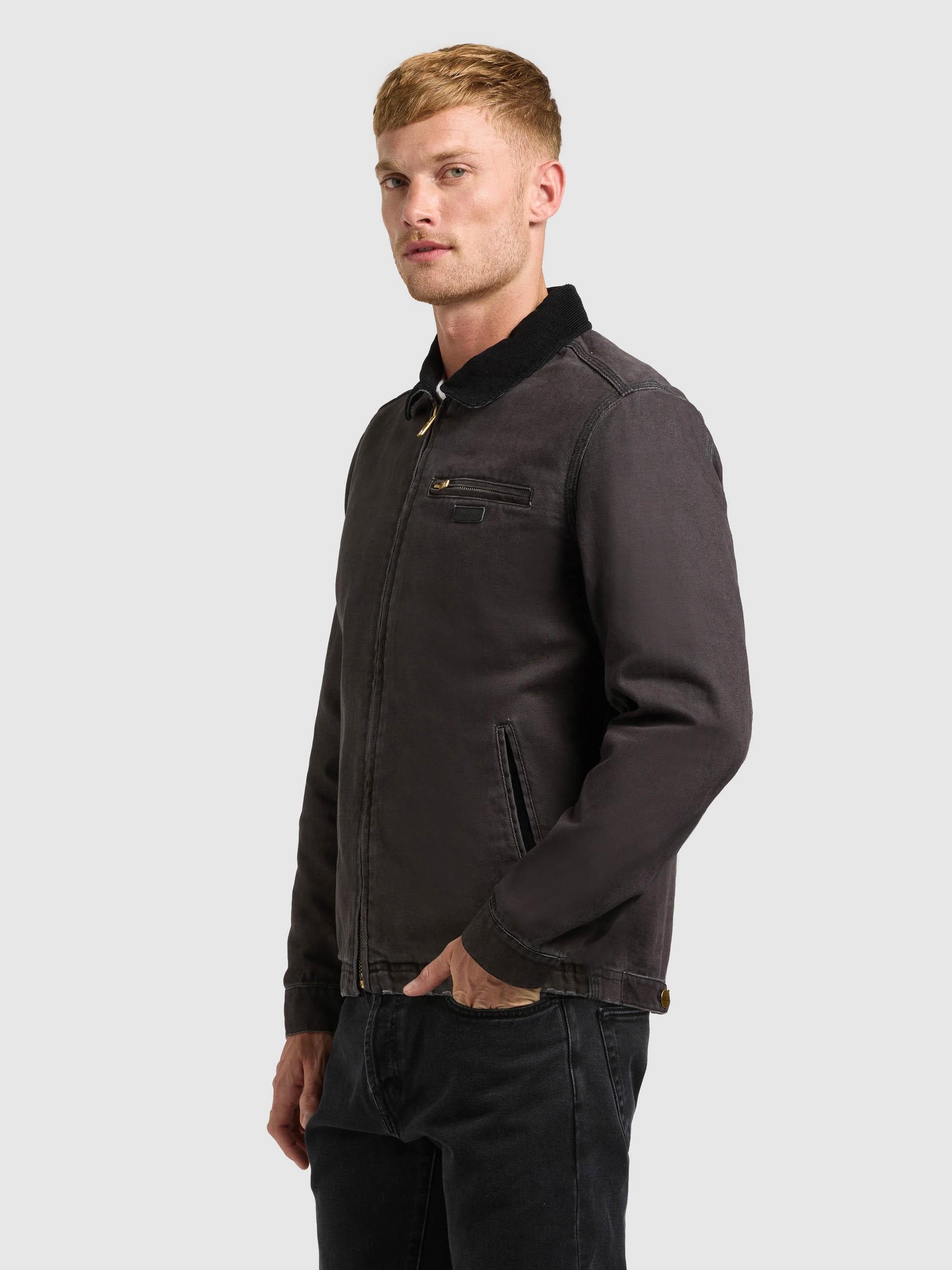 khujo Hemdjacke Deddy Modische Herren Jacke mit Kordkragen