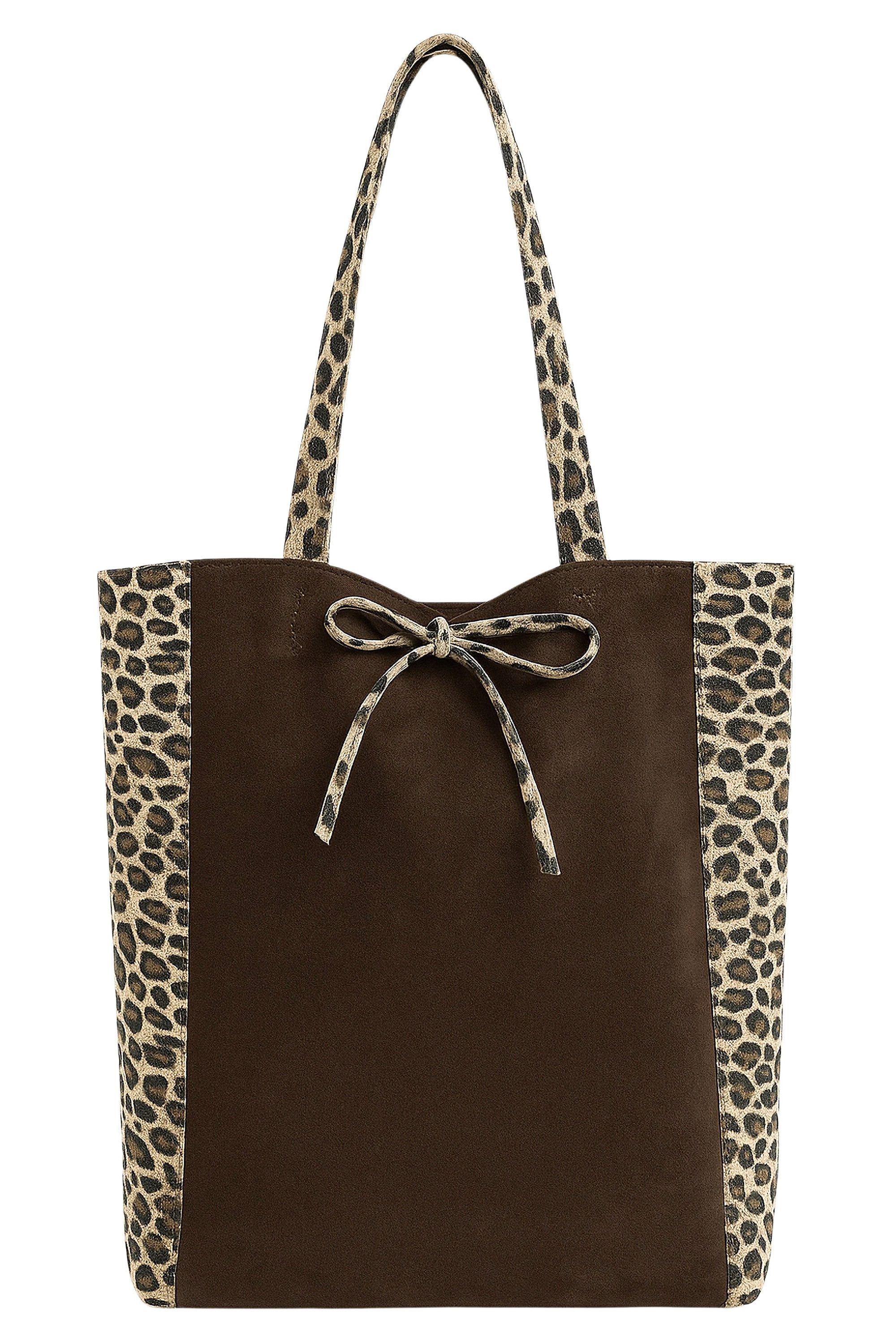 COLLEZIONE ALESSANDRO Schultertasche Leo Wonder, aus echtem Leder mit Leo Druck
