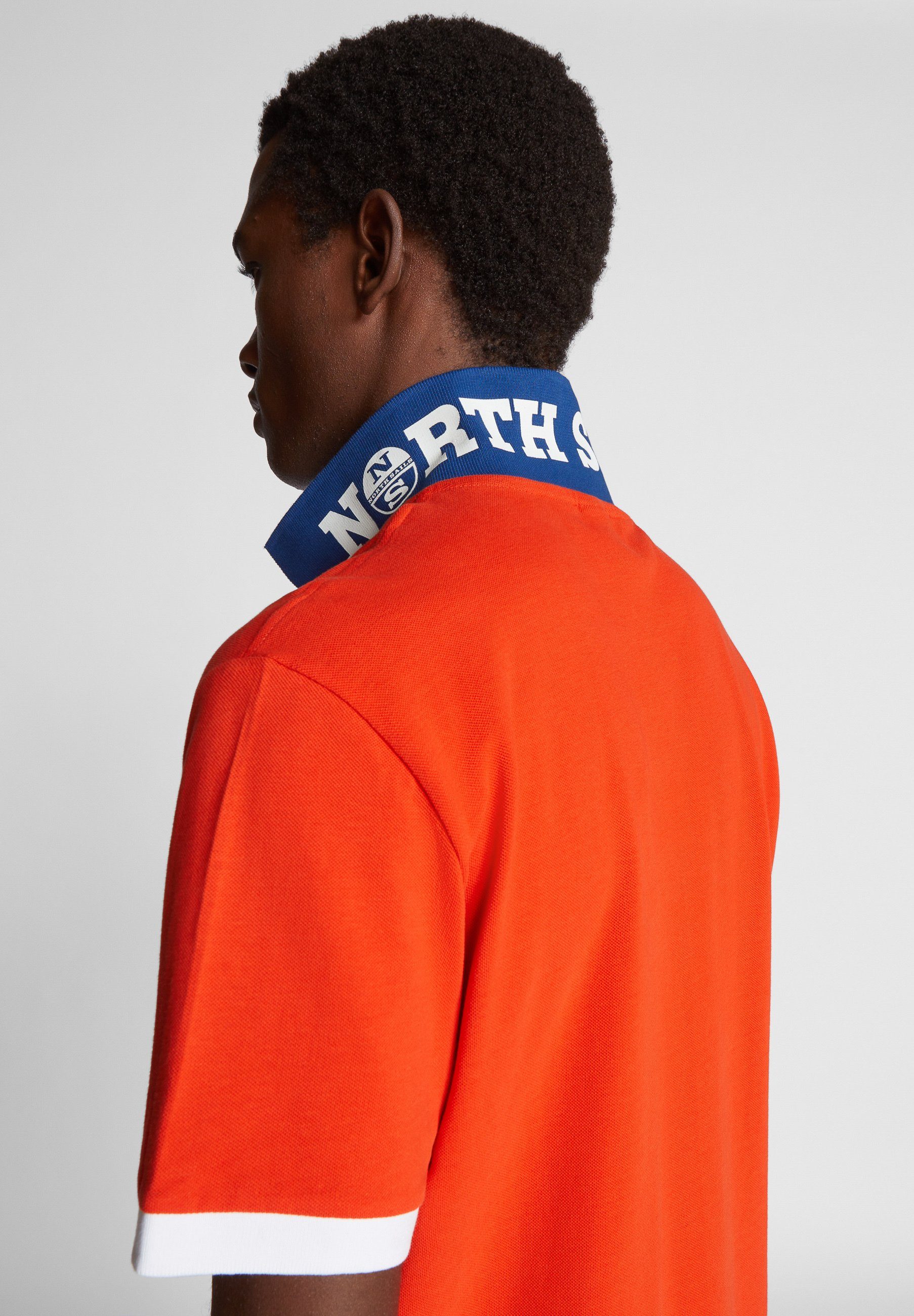 Colour-Block Polo North mit Sails LOBSTER Poloshirt