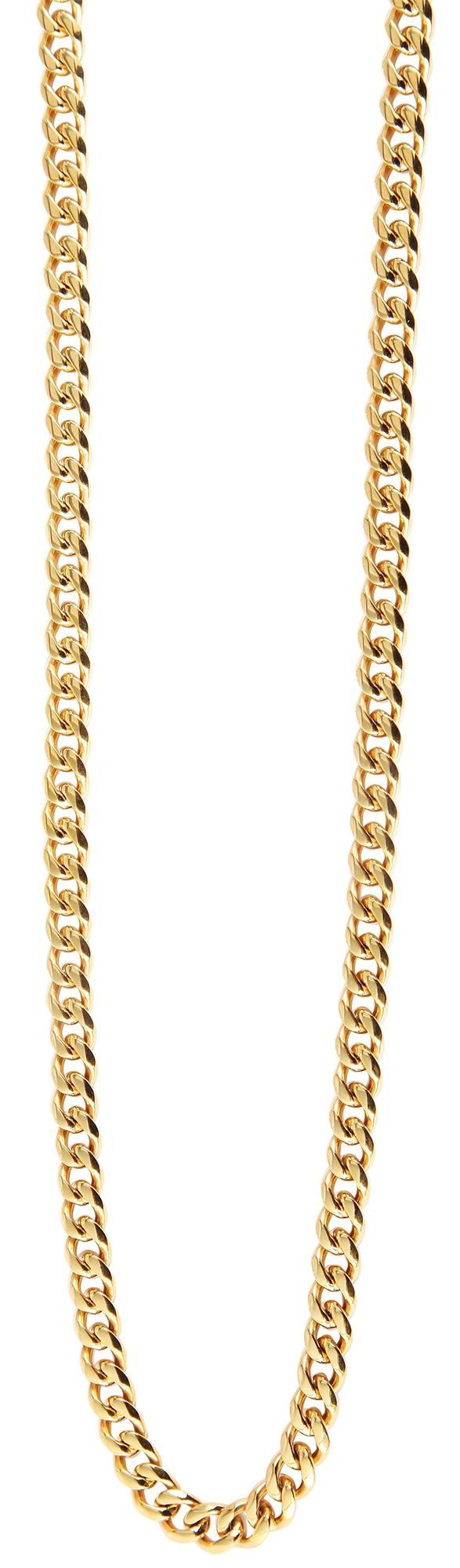 Edelstahlkette Fredi, goldfarbig, langlebig