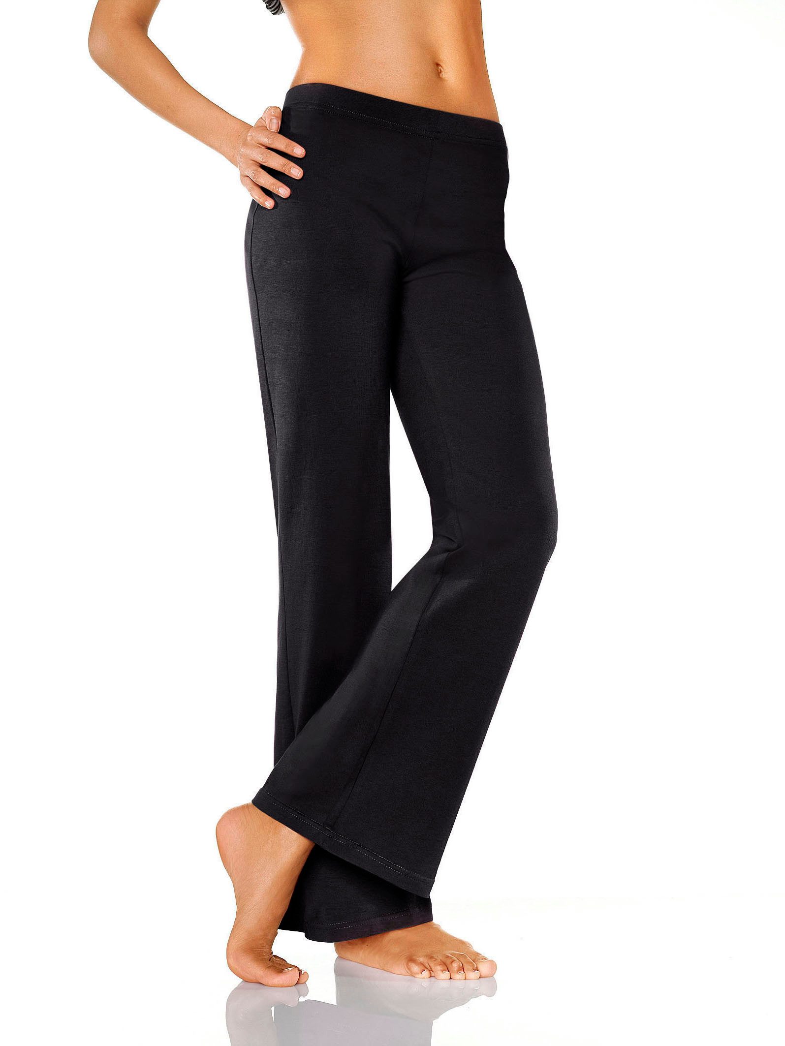 vivance active Jazzpants (2er-Pack) mit leicht ausgestelltem Bein, Loungewear