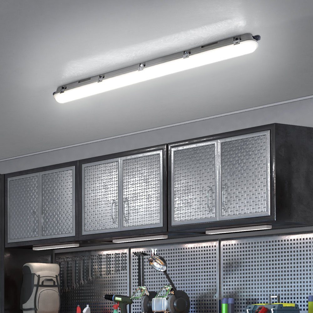 2 x LED 36W Wannen Lampe Garage Keller Werkstatt Decken Feuchtraum-Leuchte  6400K