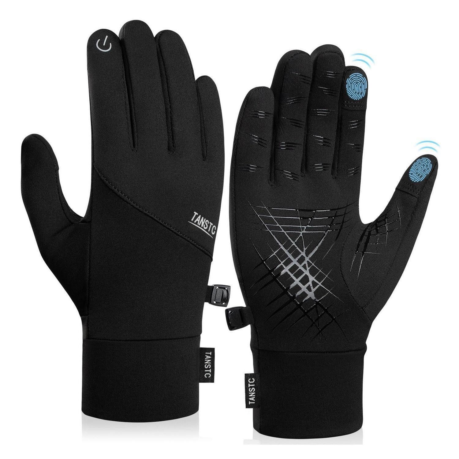 LuxusKollektion Fahrradhandschuhe Winter Fahrradhandschuhe Schwarz M (1-St)