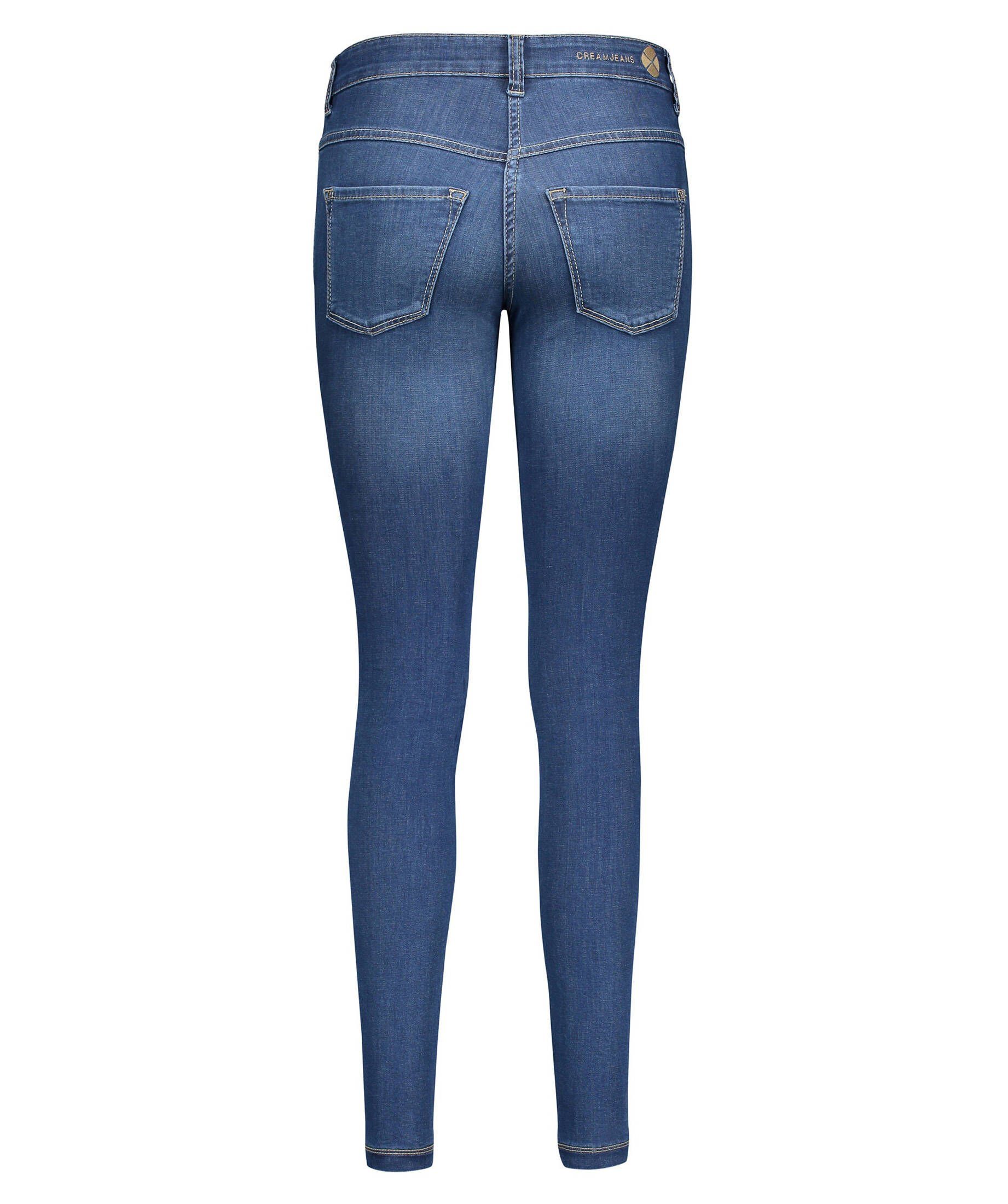 Jeans blue Damen Skinny (82) Fit SKINNY MAC 5-Pocket-Jeans DREAM (1-tlg)